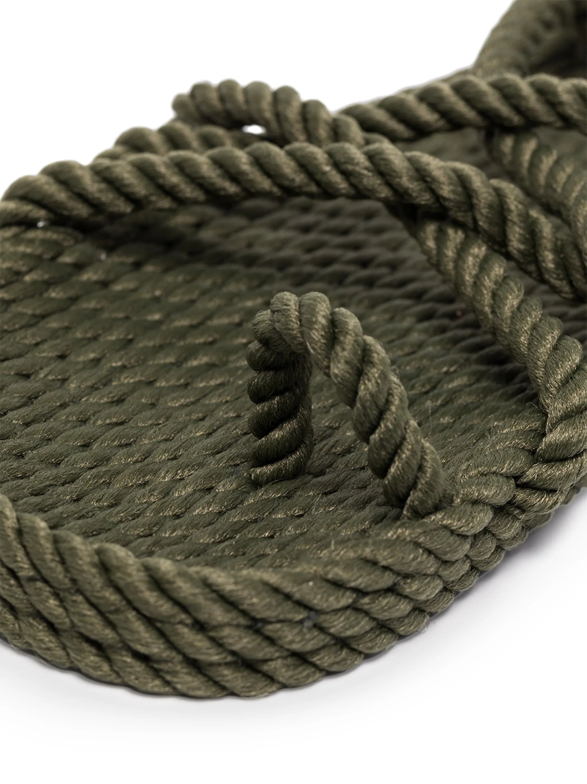 Green Toe Joe rope sandals