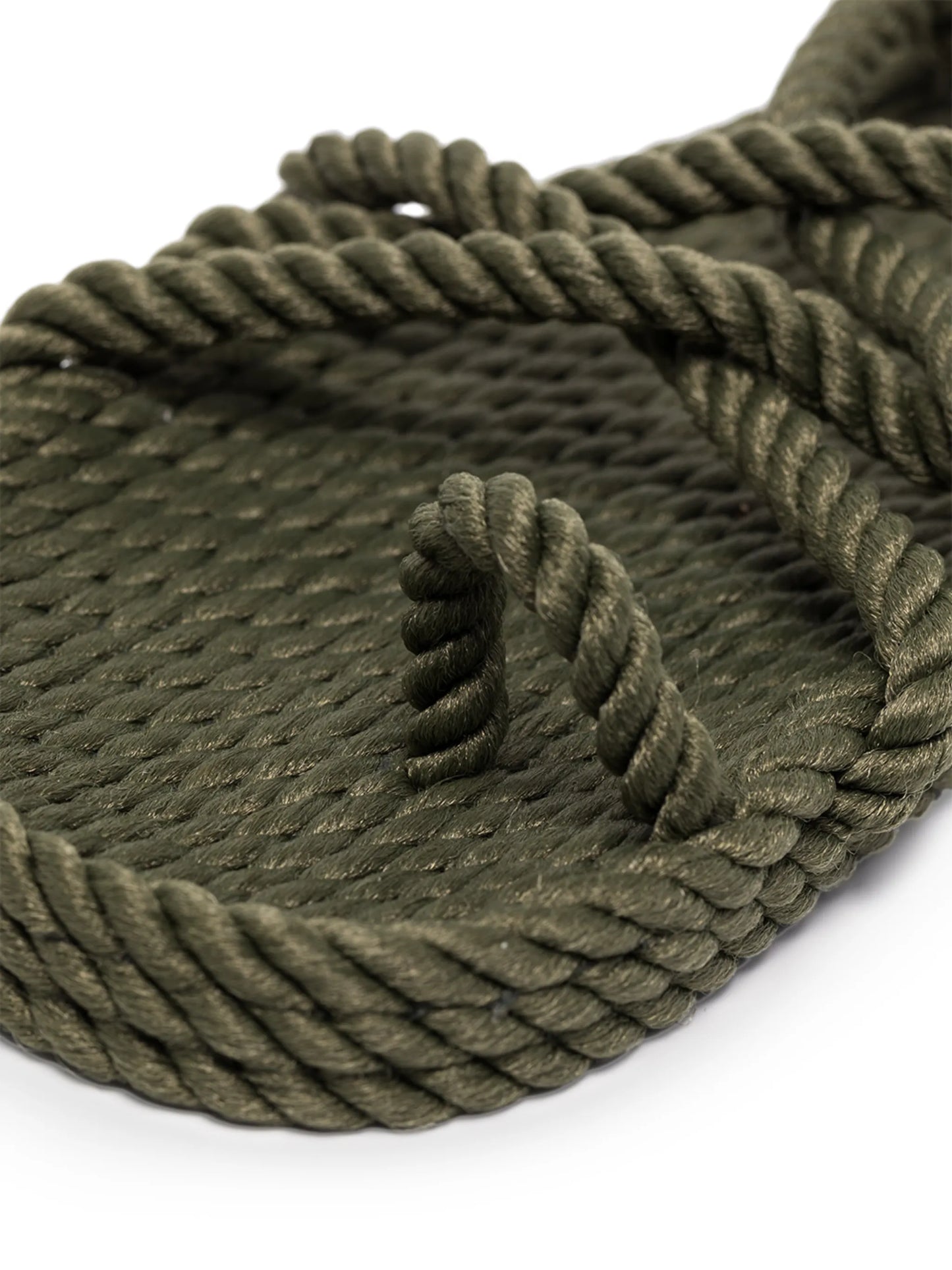 Green Toe Joe rope sandals