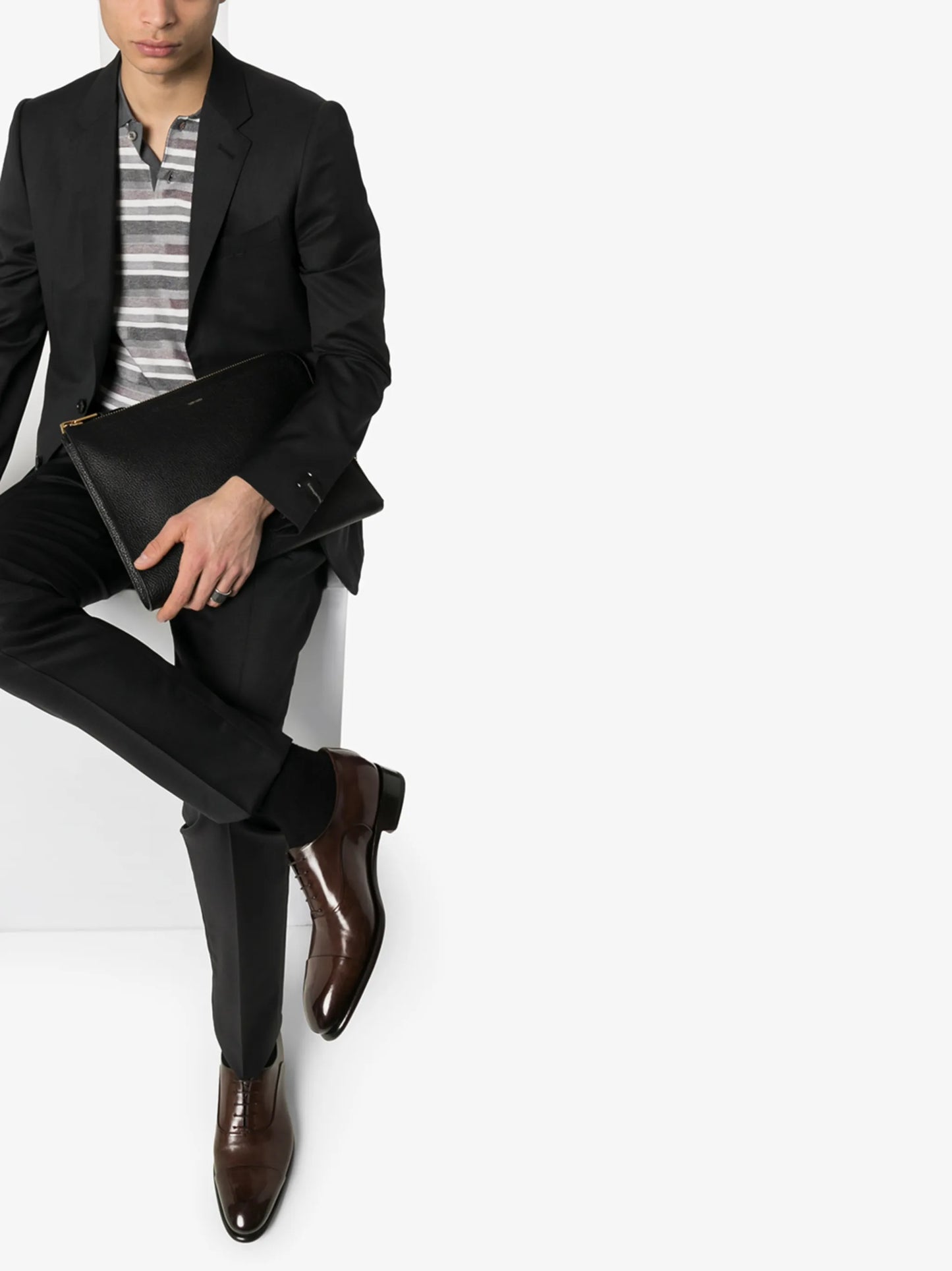 classic lace-up Oxford shoes