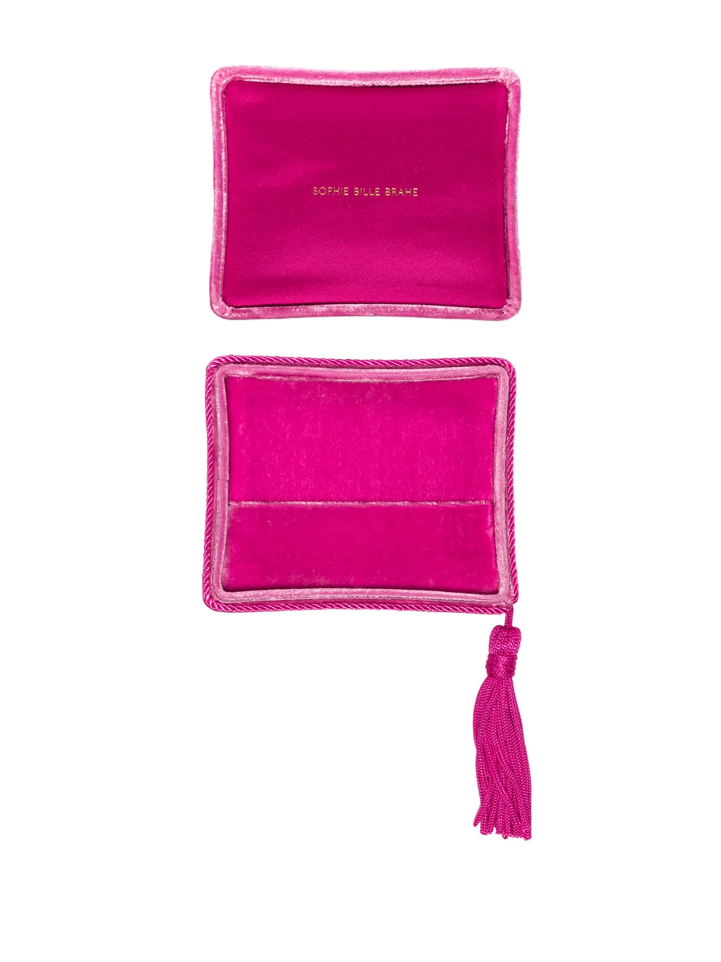 tassel-trimmed velvet case