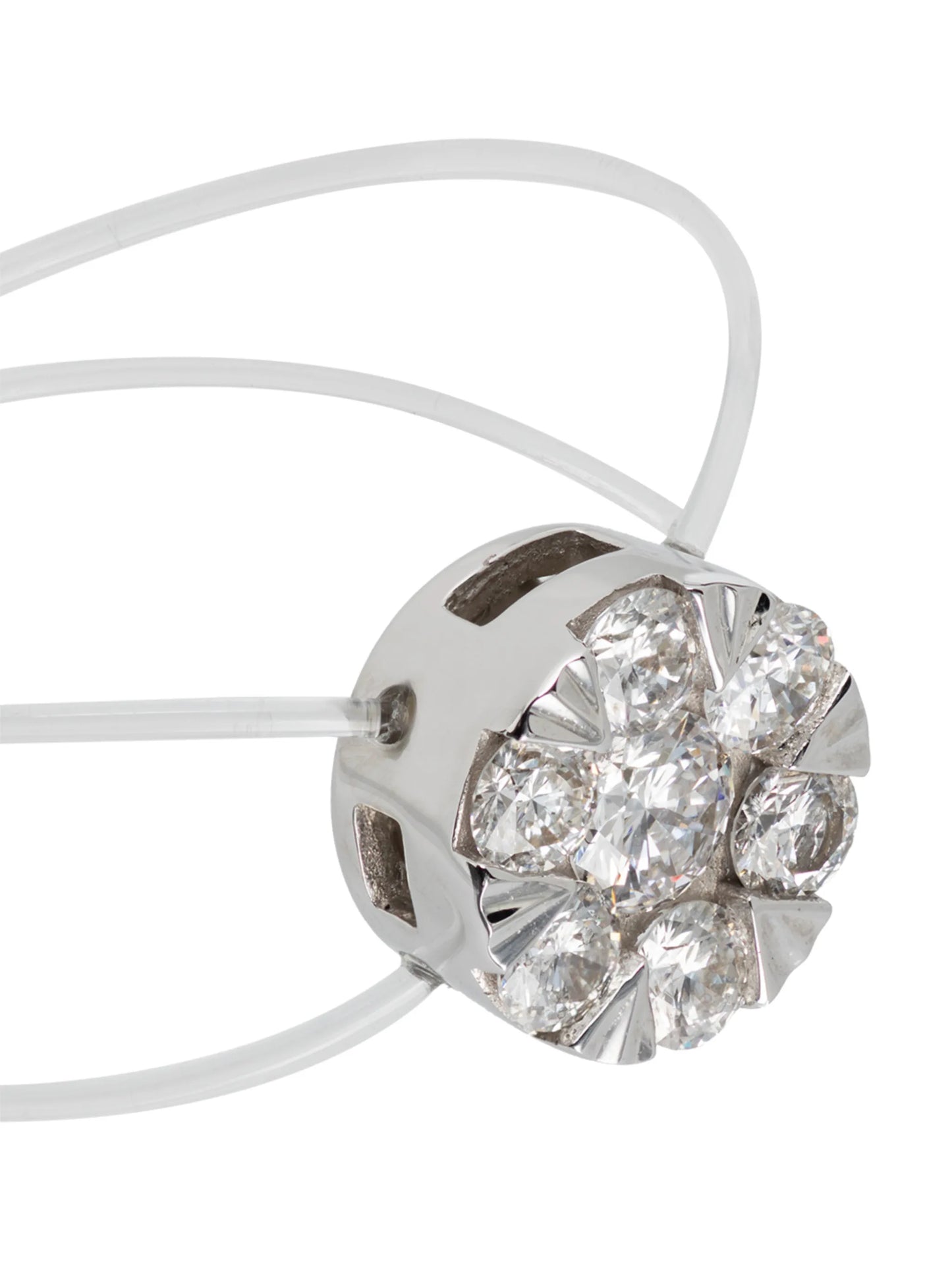 18kt white gold diamond ring