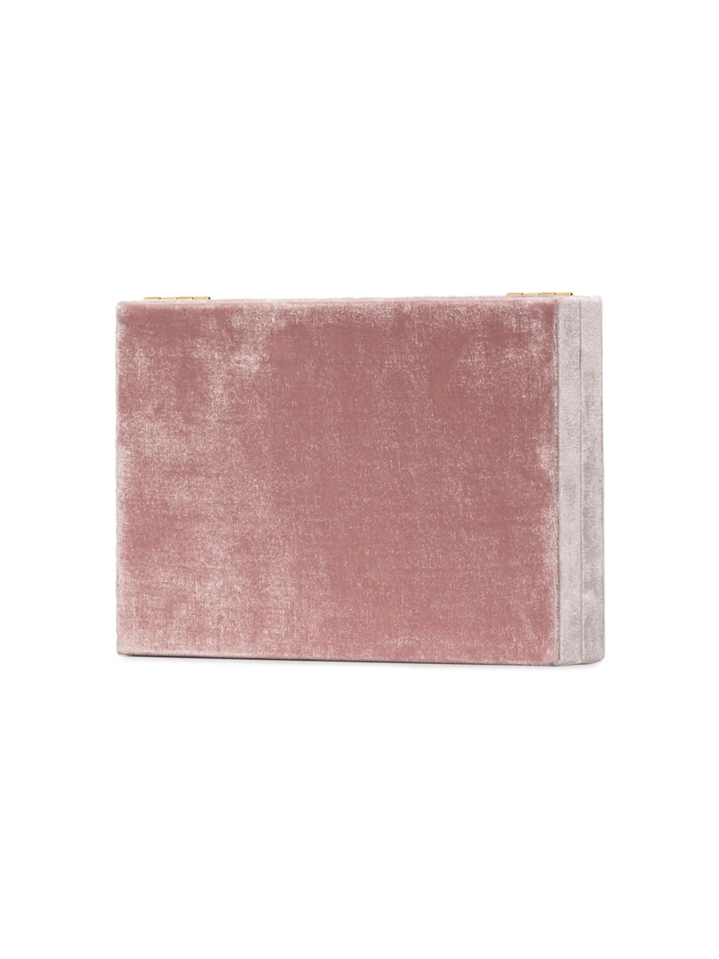 Pink velvet jewellery box
