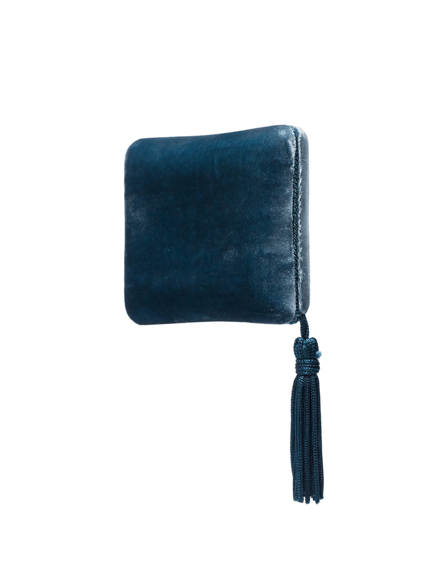 tassel-trimmed velvet jewellery case