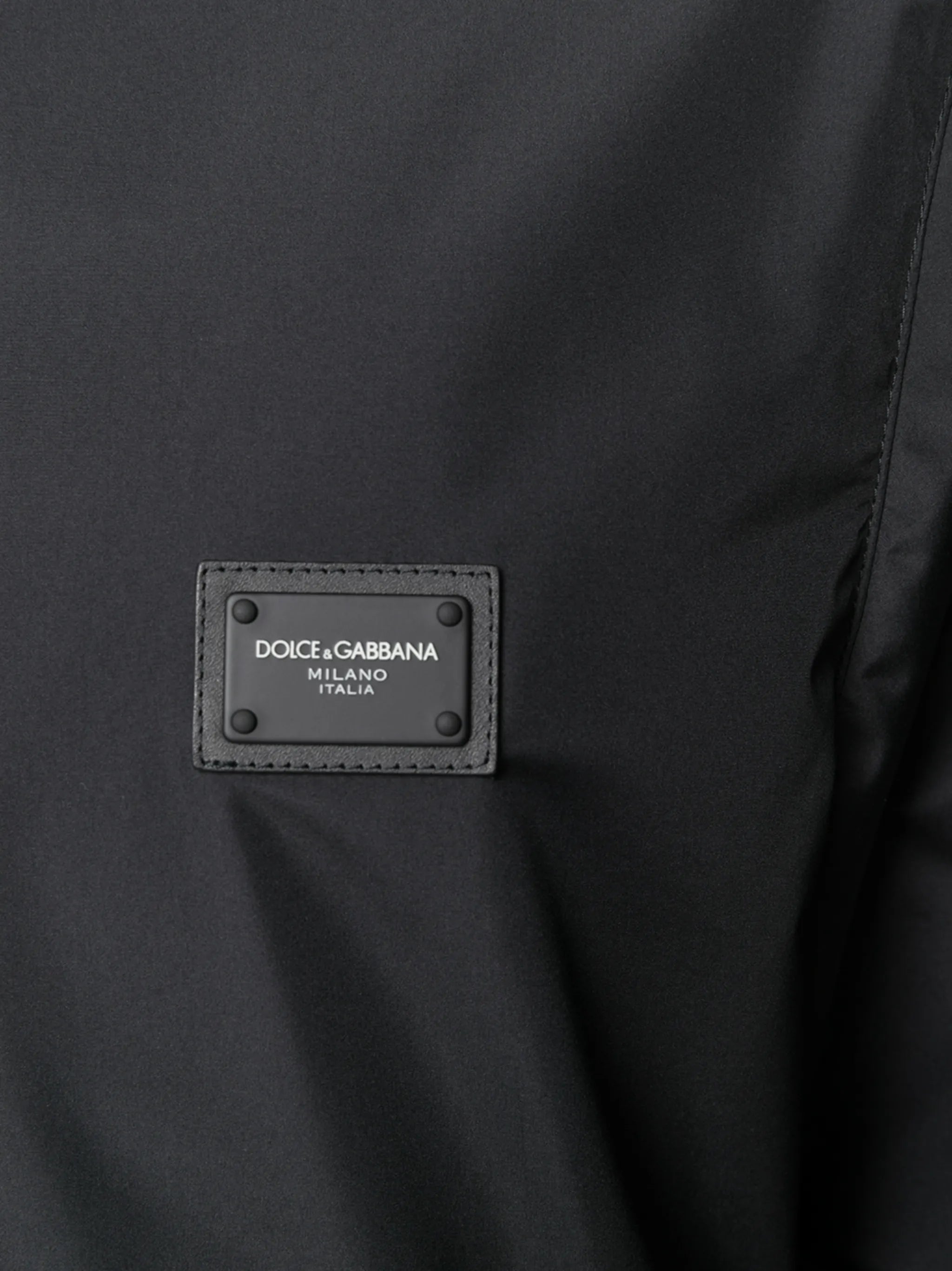 logo-appliqué hooded jacket