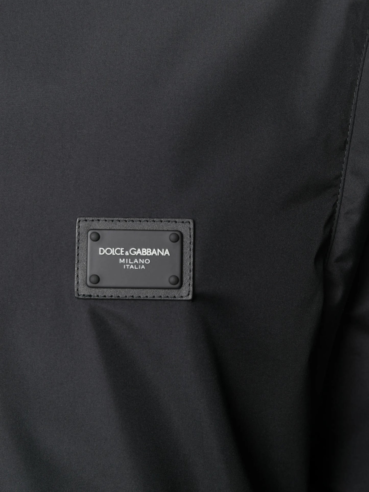 logo-appliqué hooded jacket