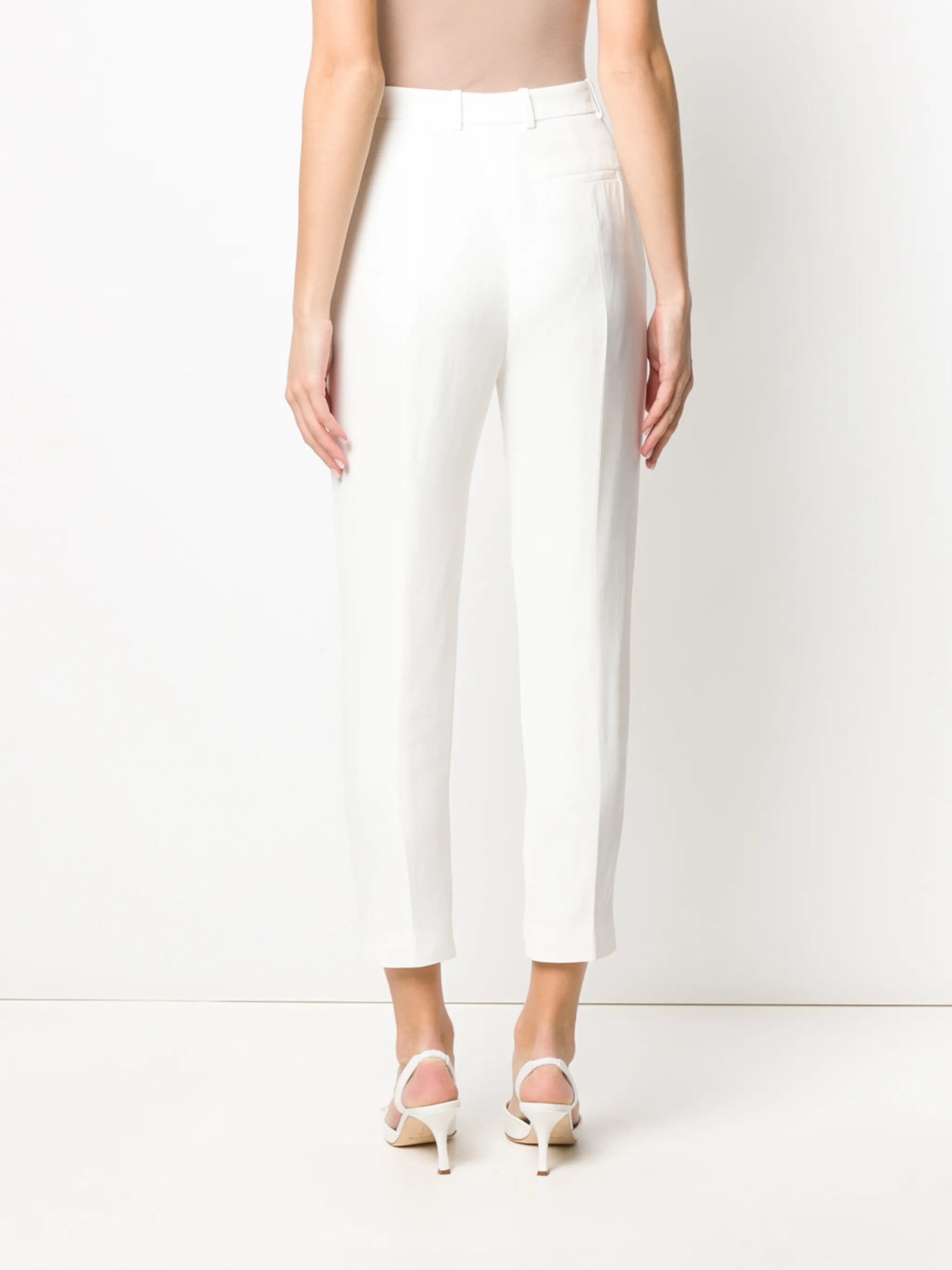 cropped tailored trousers