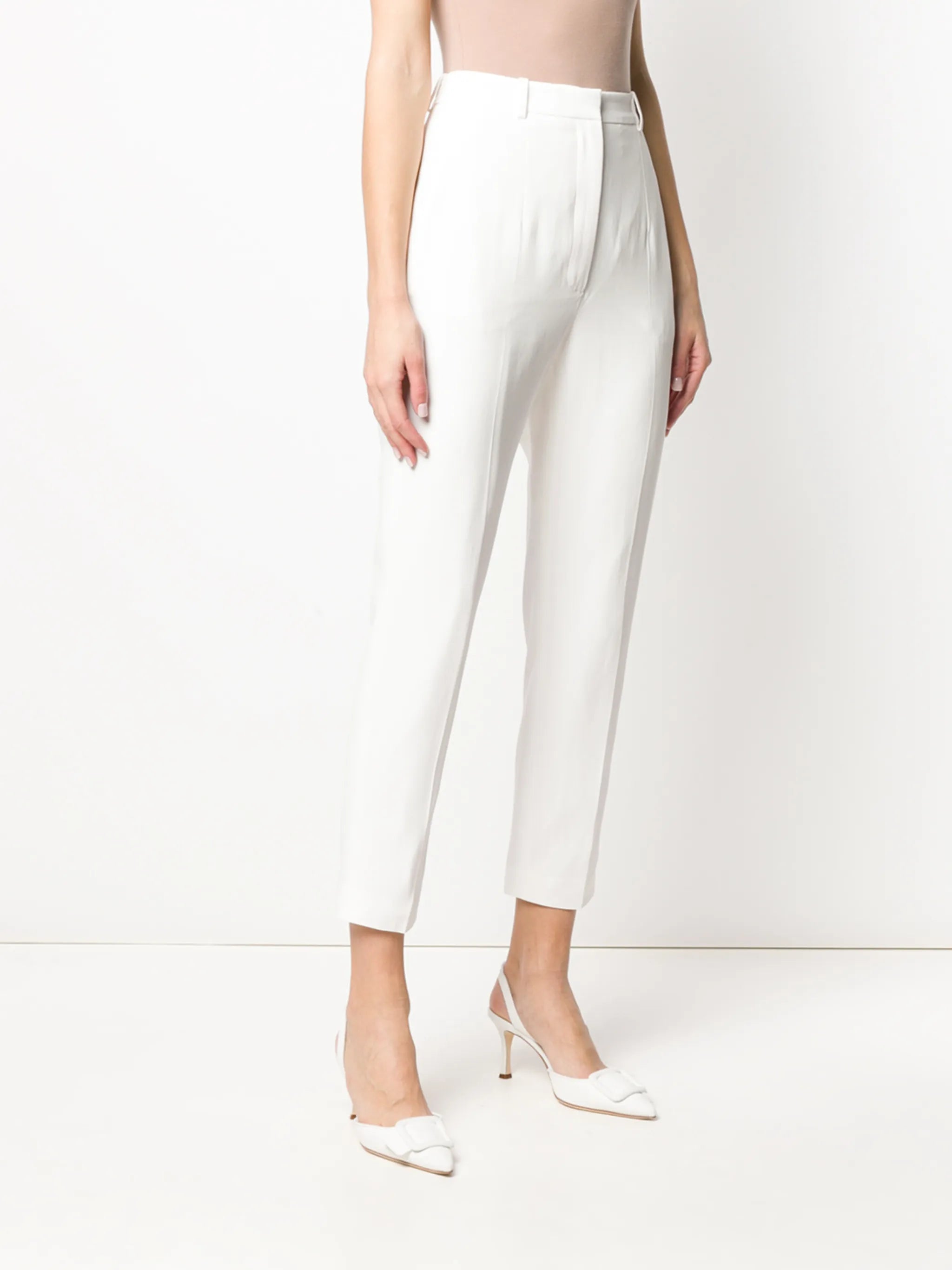 cropped tailored trousers