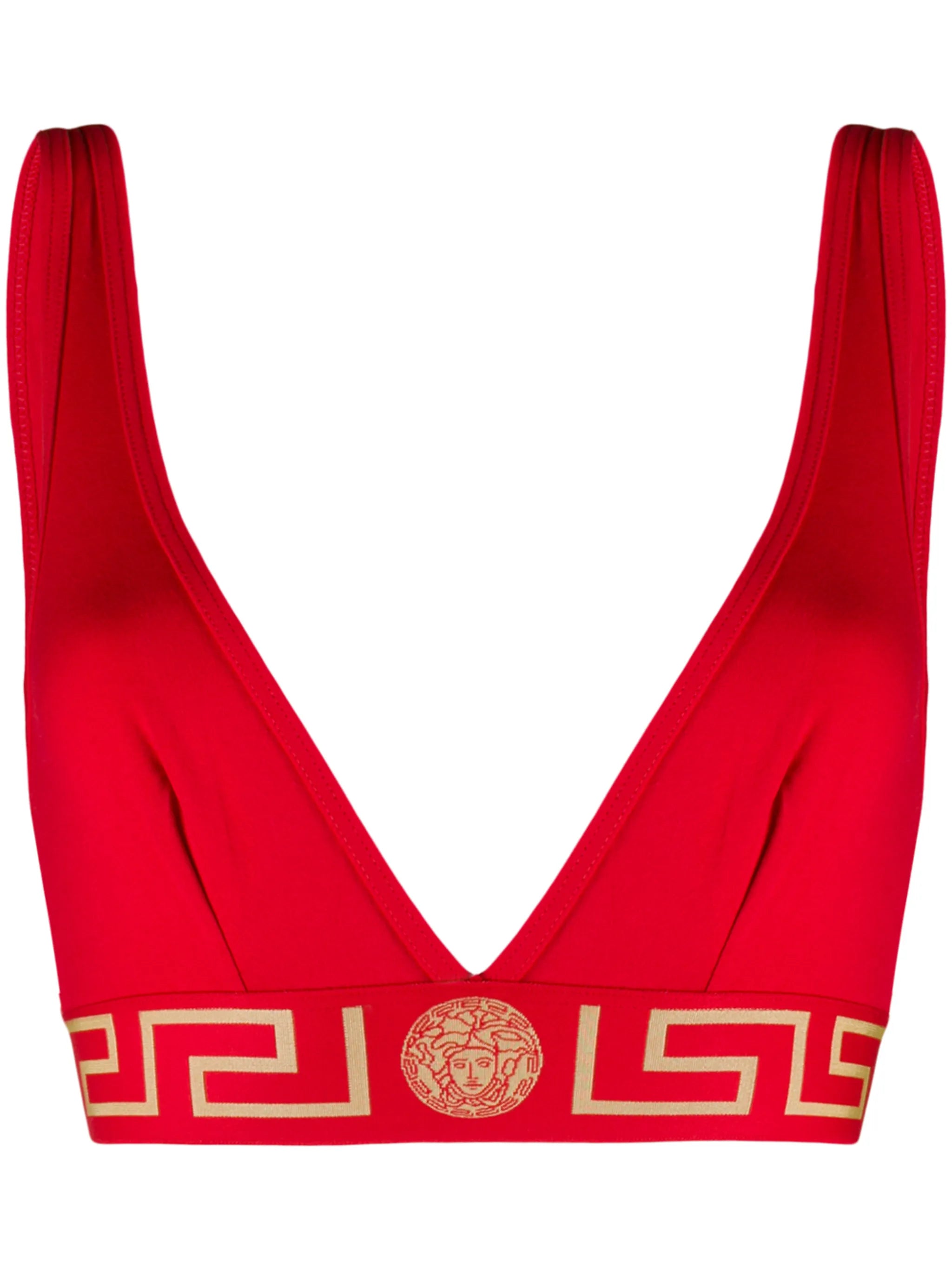 Greca Border triangle bralette