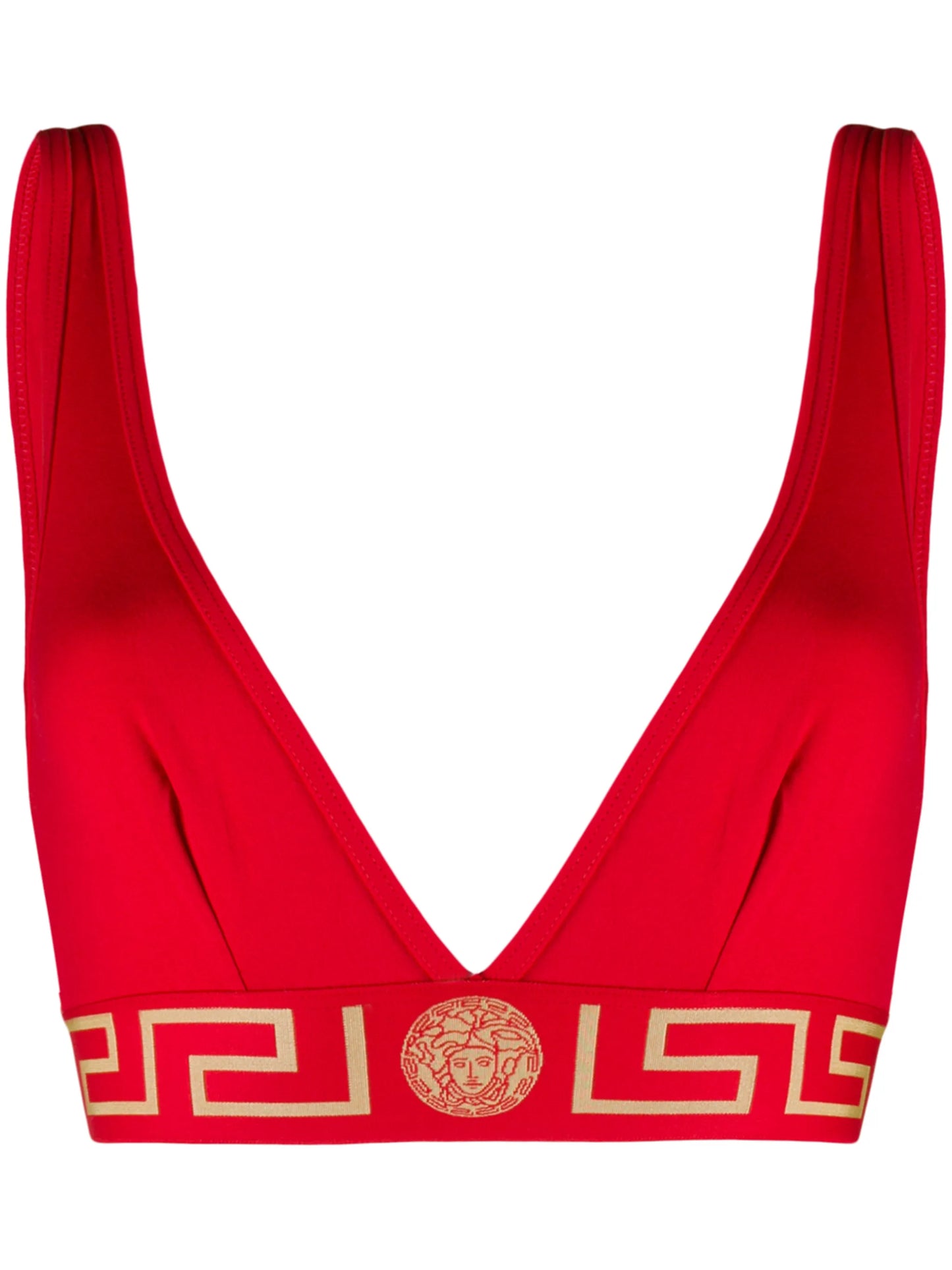 Greca Border triangle bralette