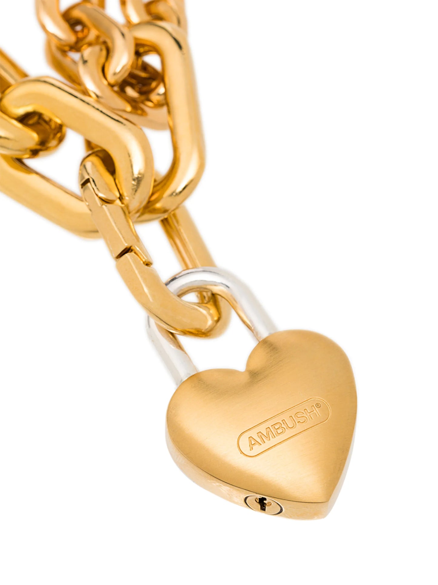 heart padlock necklace