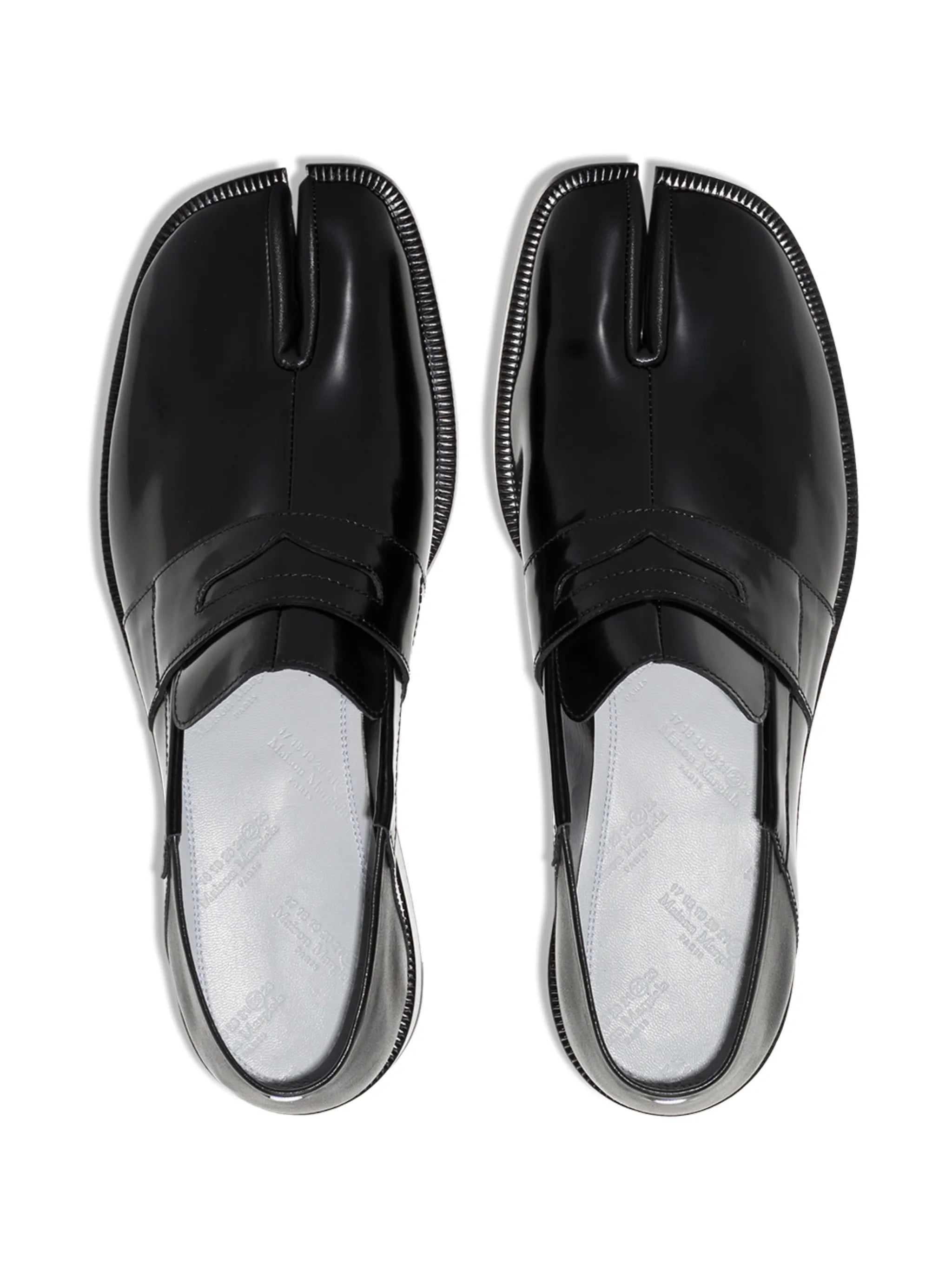 Tabi leather loafers