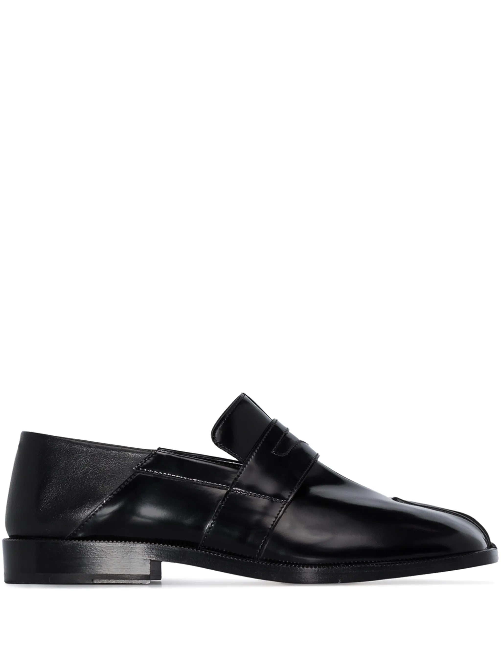 Tabi leather loafers