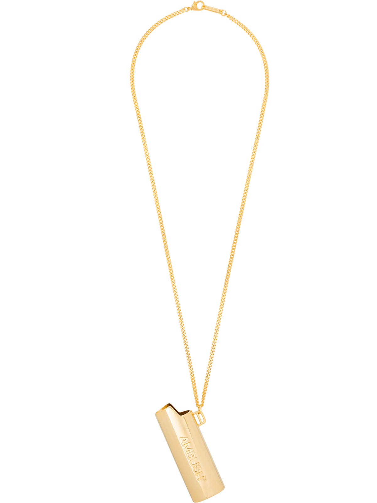 lighter-holder pendant necklace