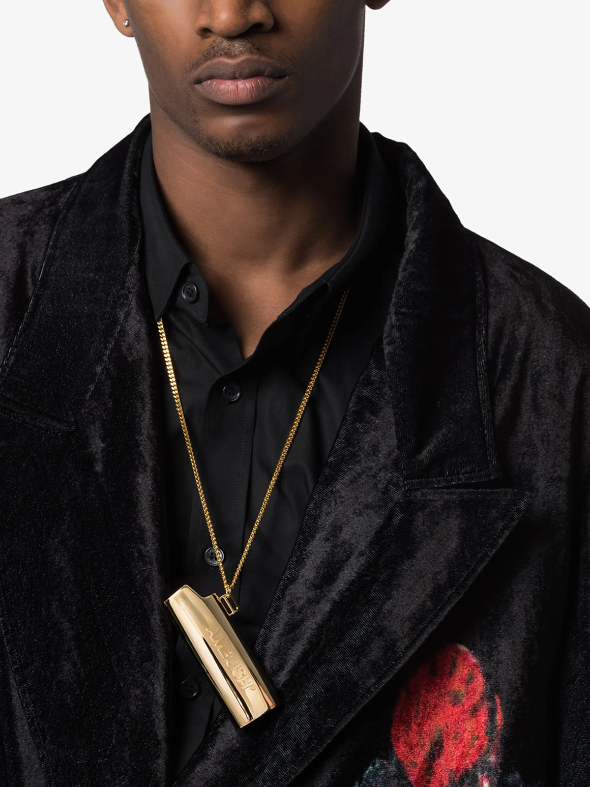 lighter-holder pendant necklace