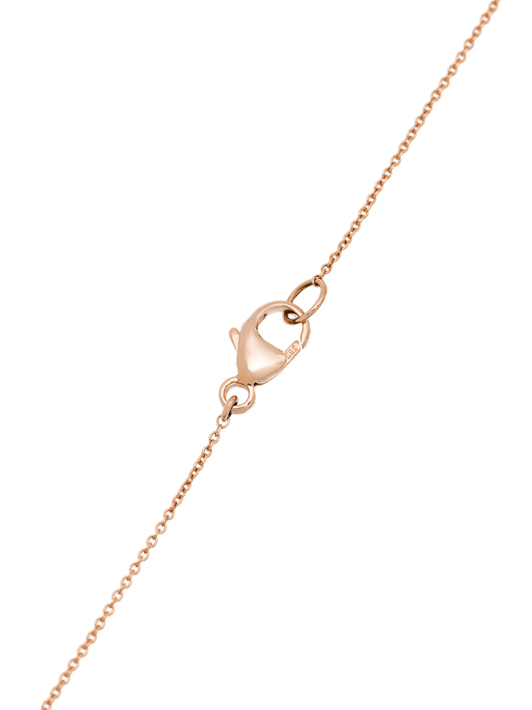 R initial diamond pearl necklace