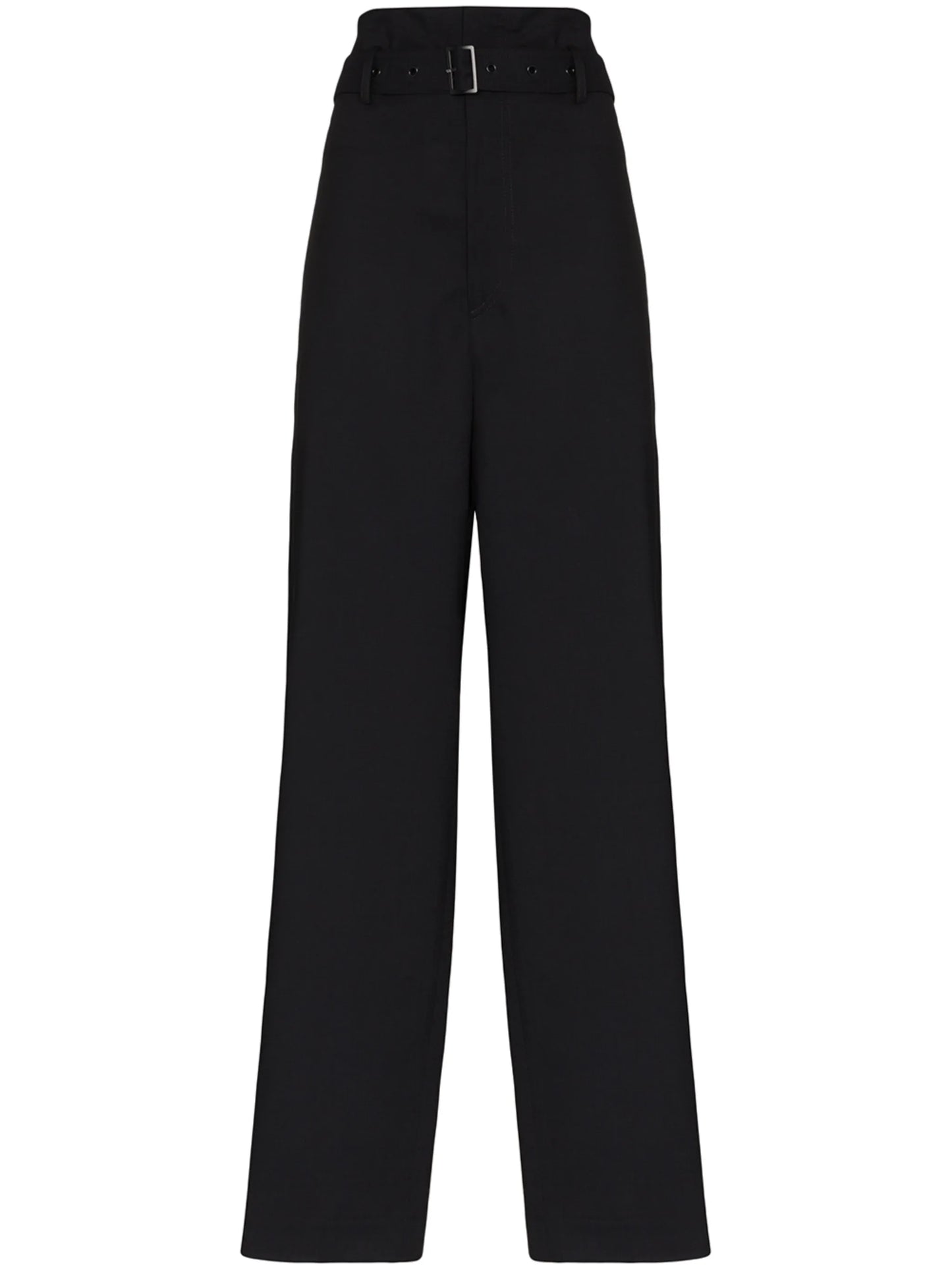 paper bag belted trousers