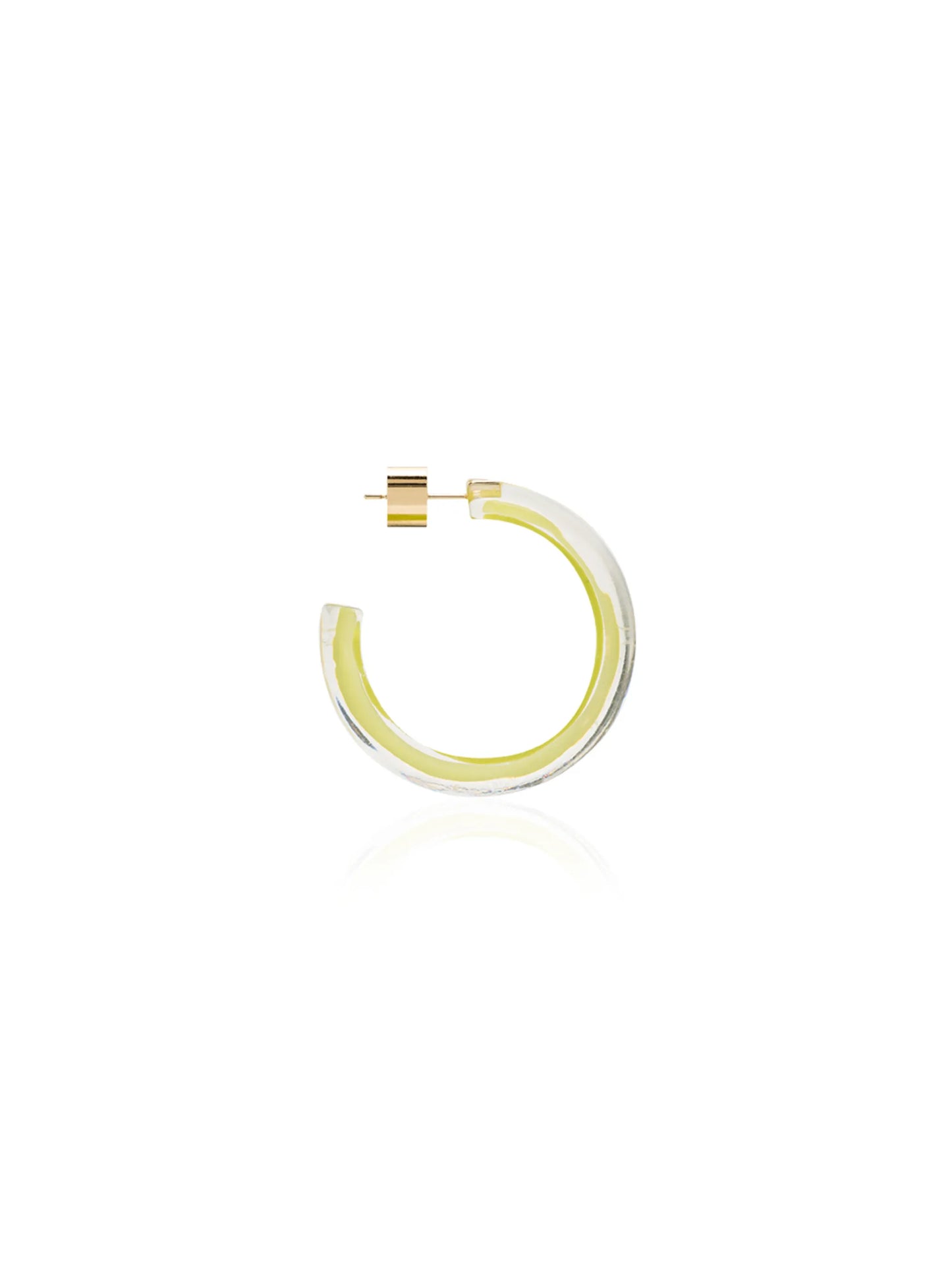 Loucite small jelly hoop earrings