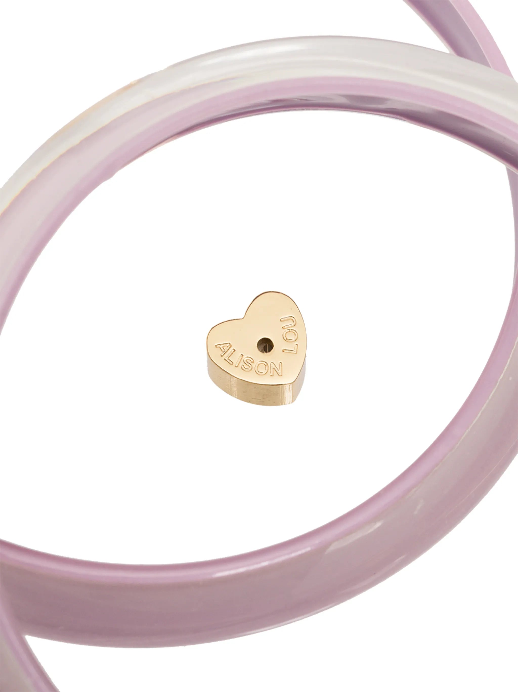 medium Loucite jelly hoop earrings