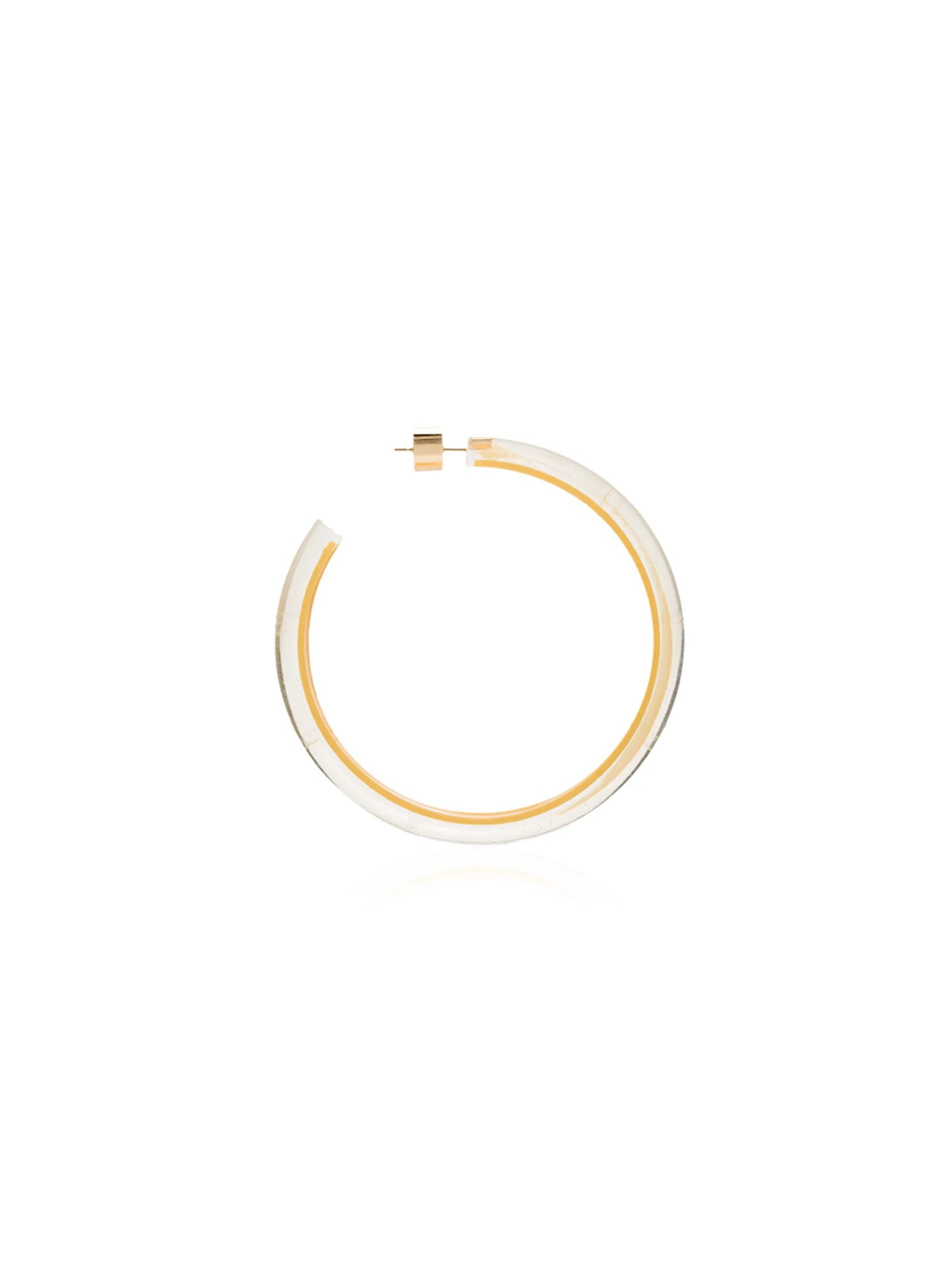 medium Loucite jelly hoop earrings