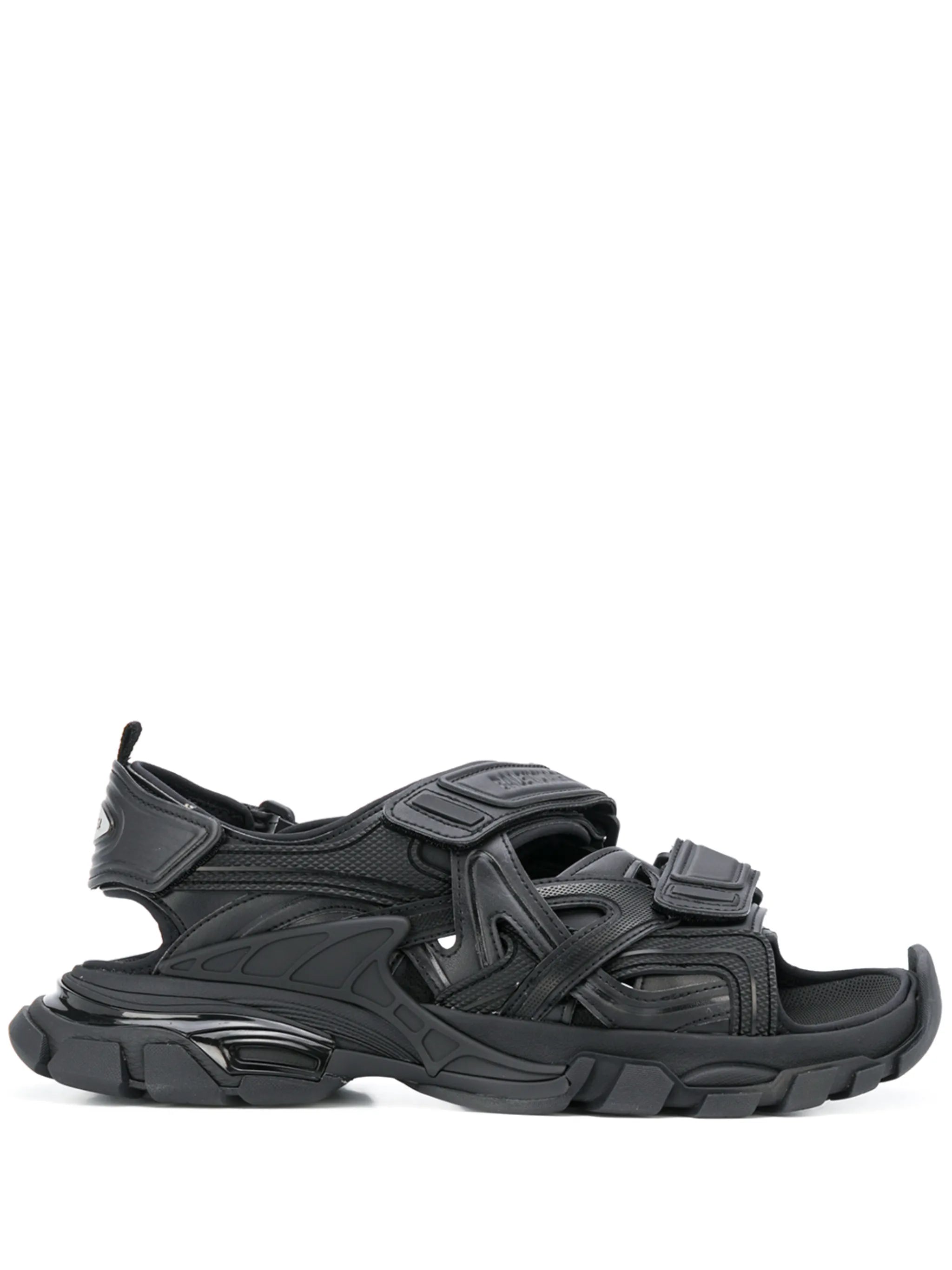 Track touch-strap sandals