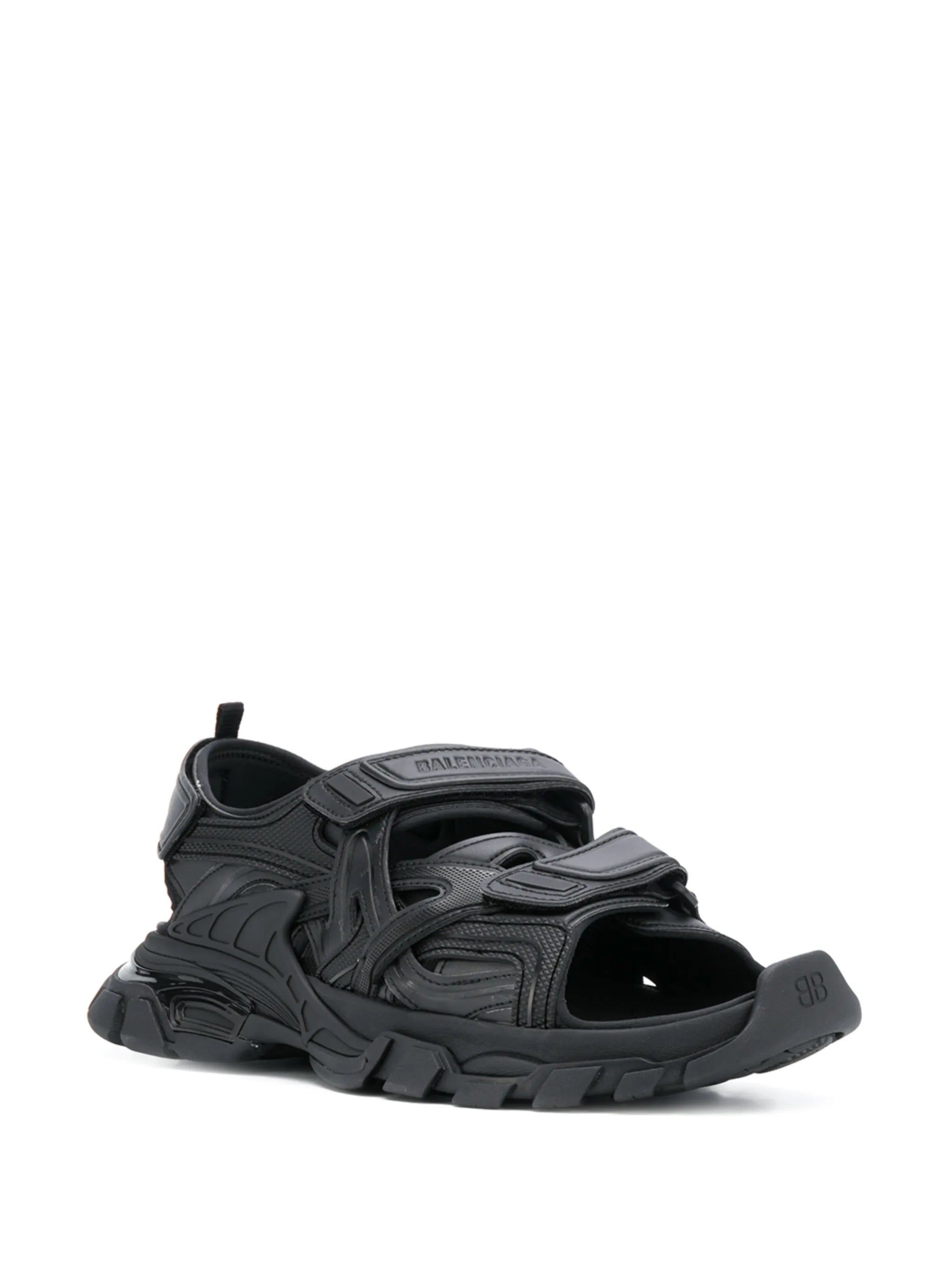 Track touch-strap sandals