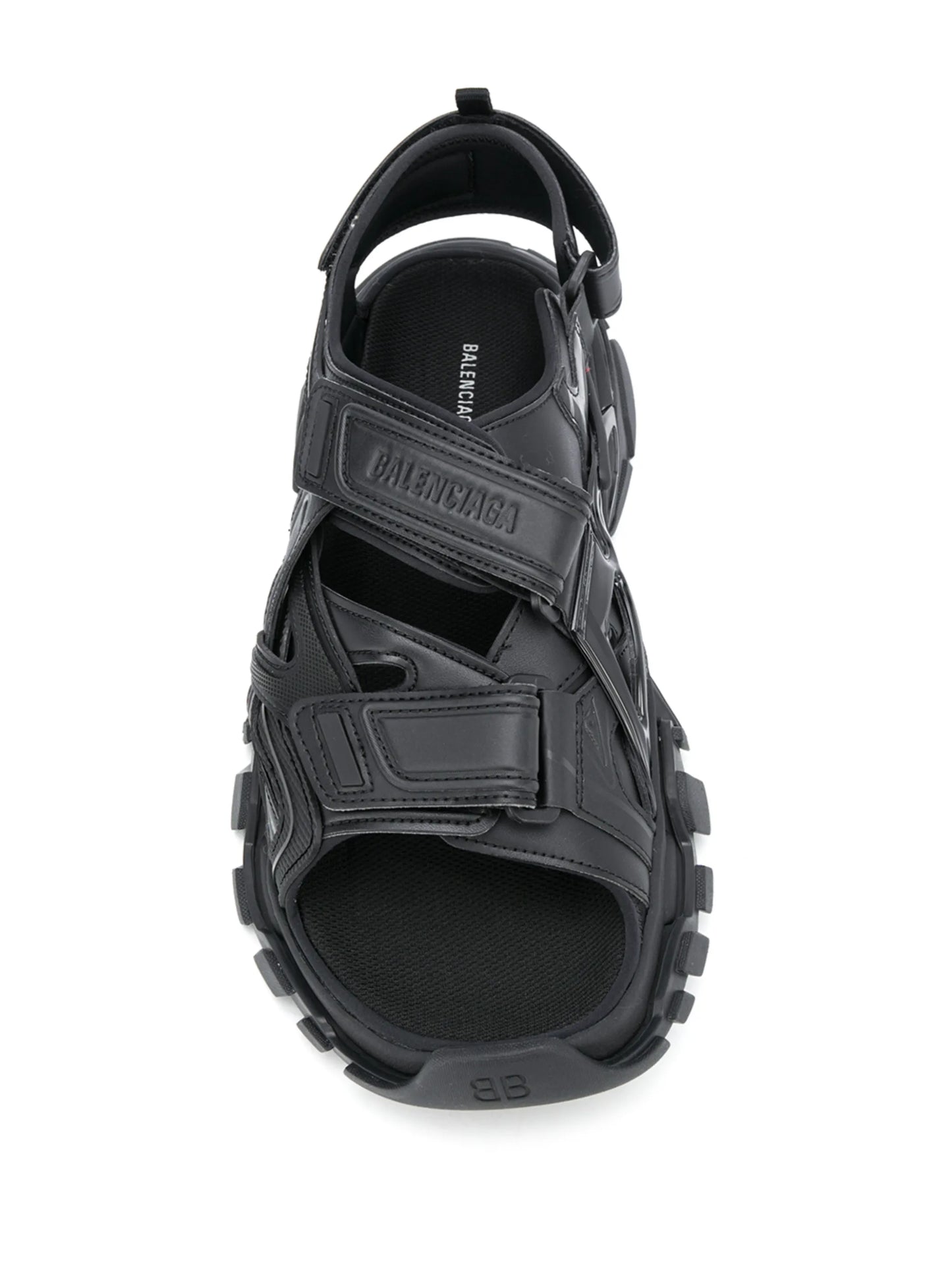 Track touch-strap sandals