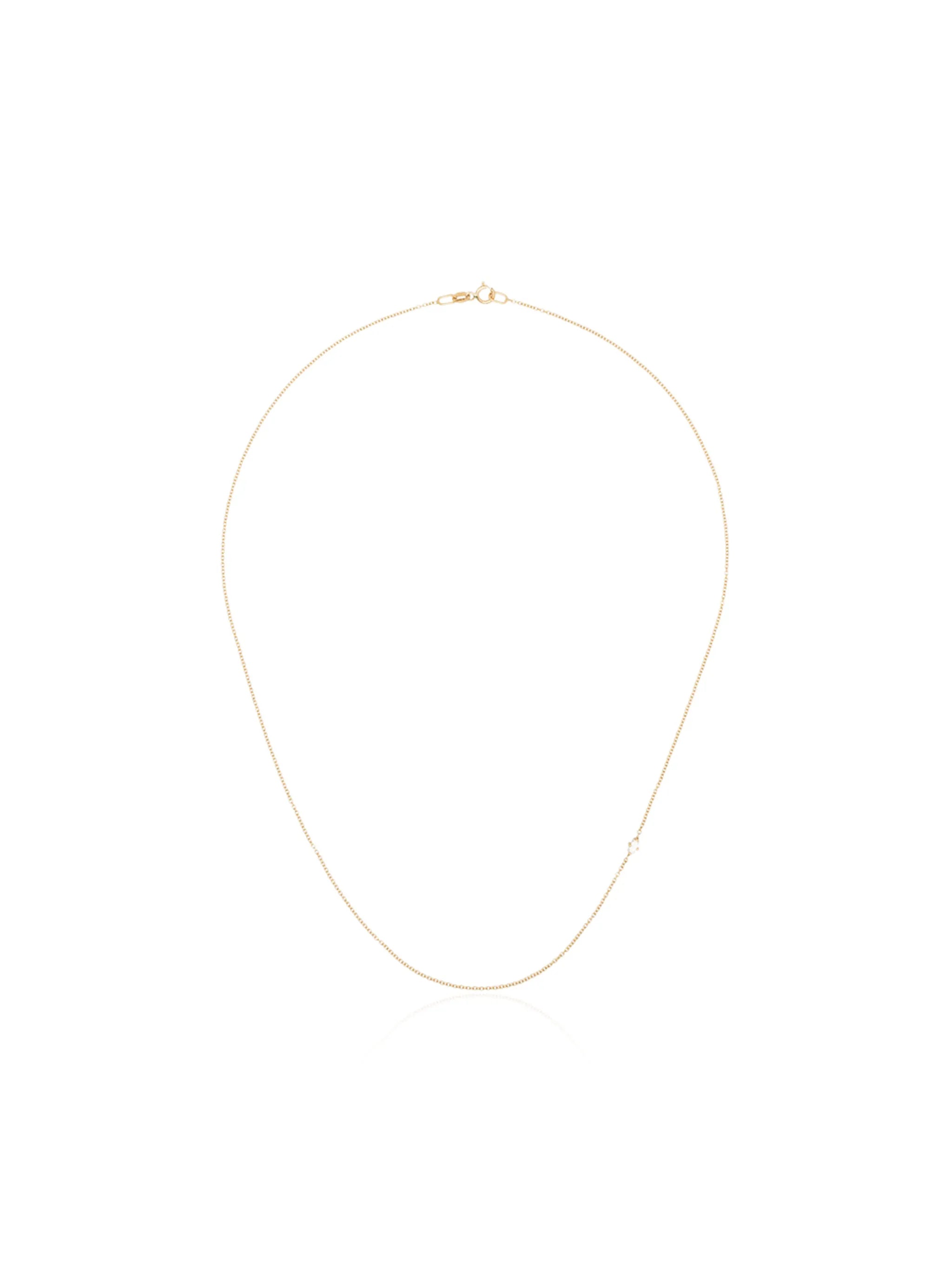 18kt yellow gold diamond chain