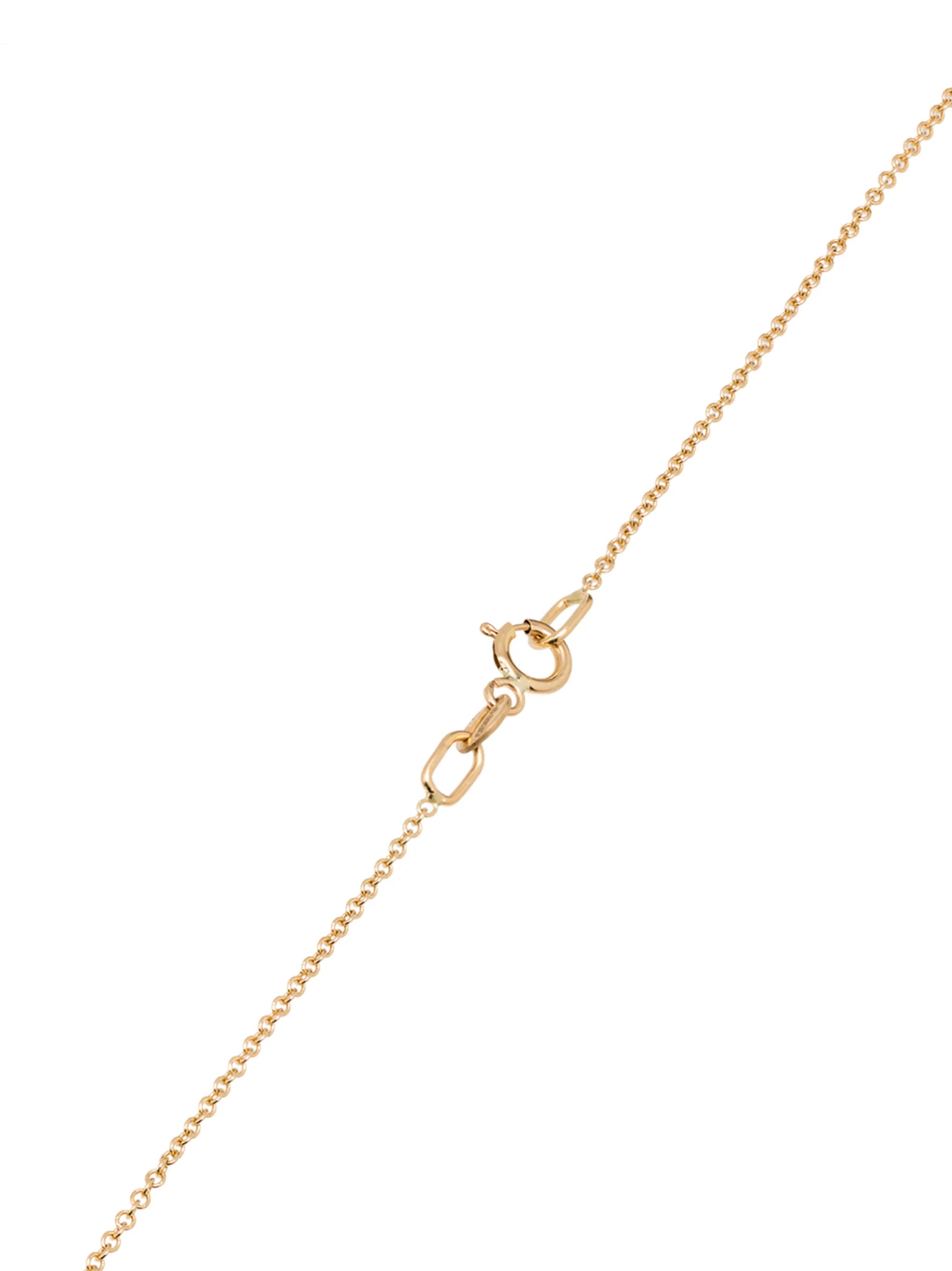 18kt yellow gold diamond chain