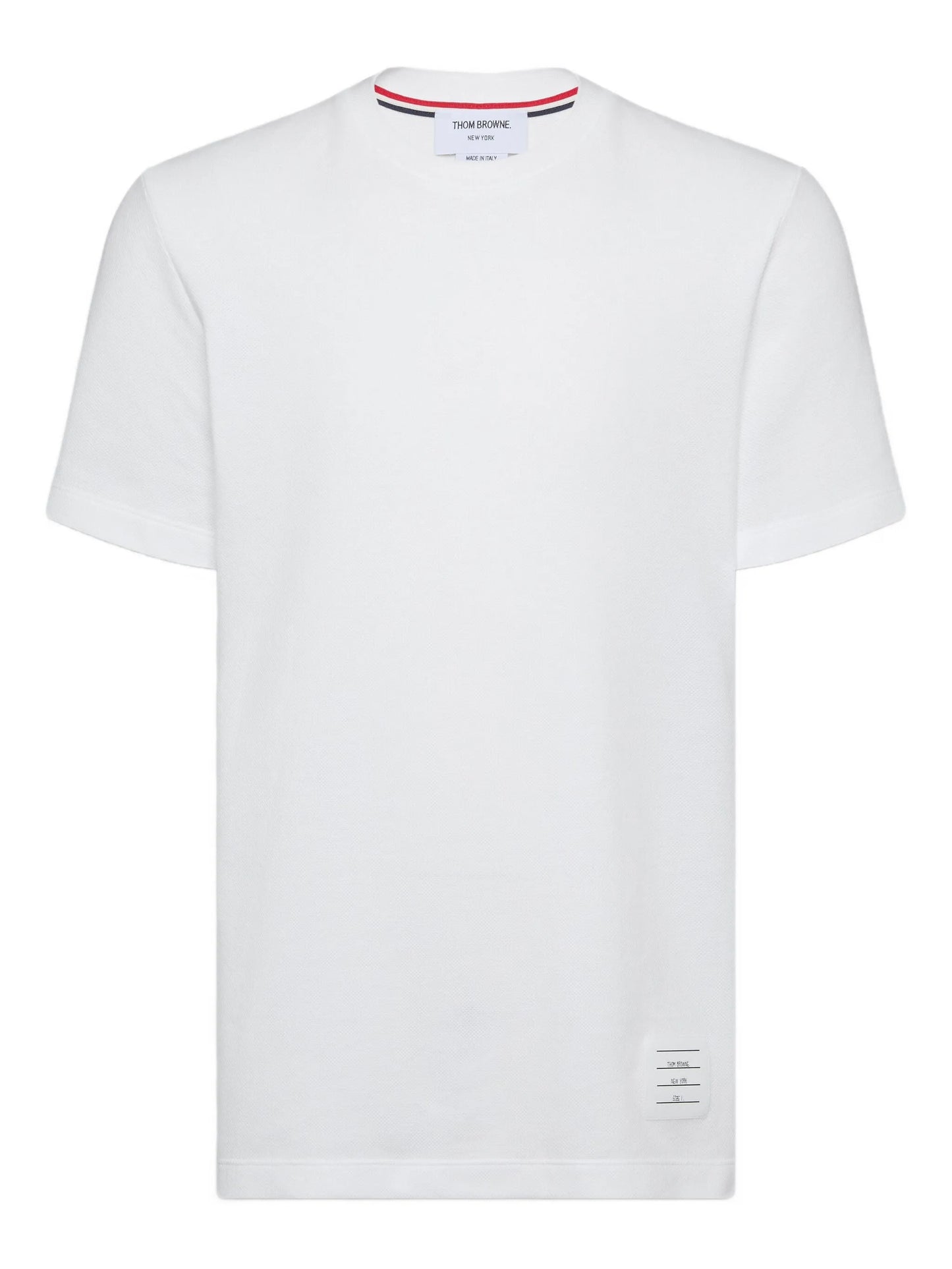4-Bar stripe cotton T-shirt