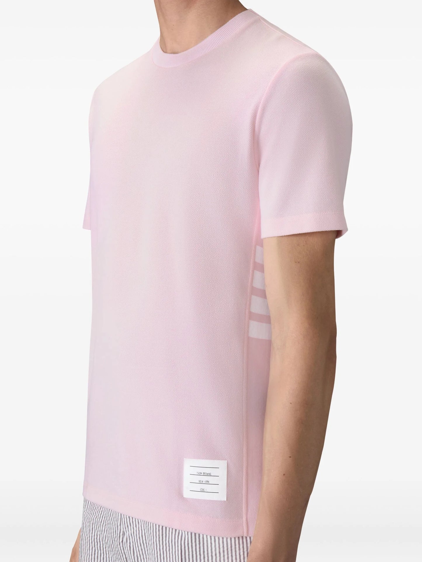 Classic Pique Rib Cuff RWB Tee