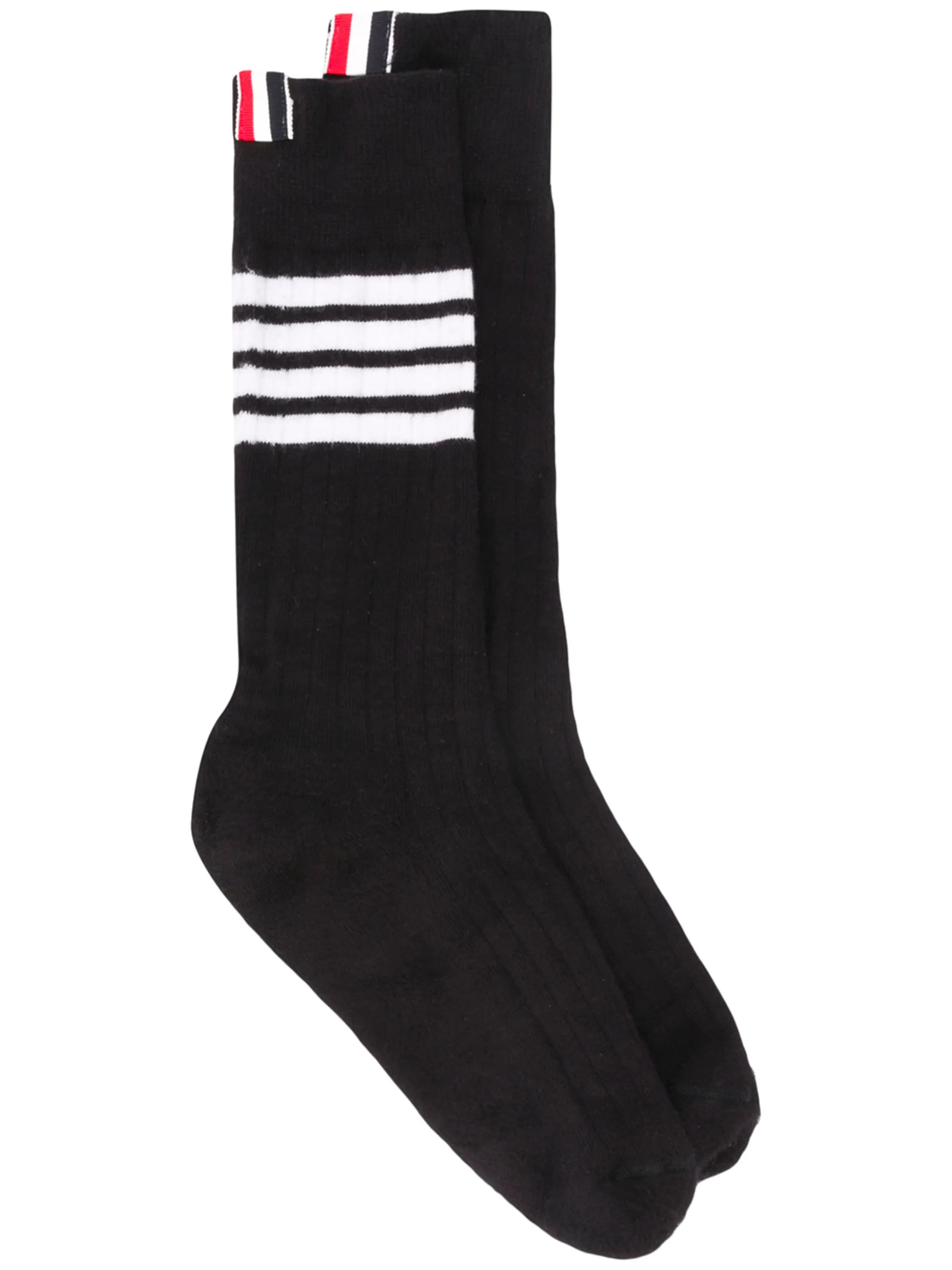 cotton 4-Bar athletic mid-calf socks