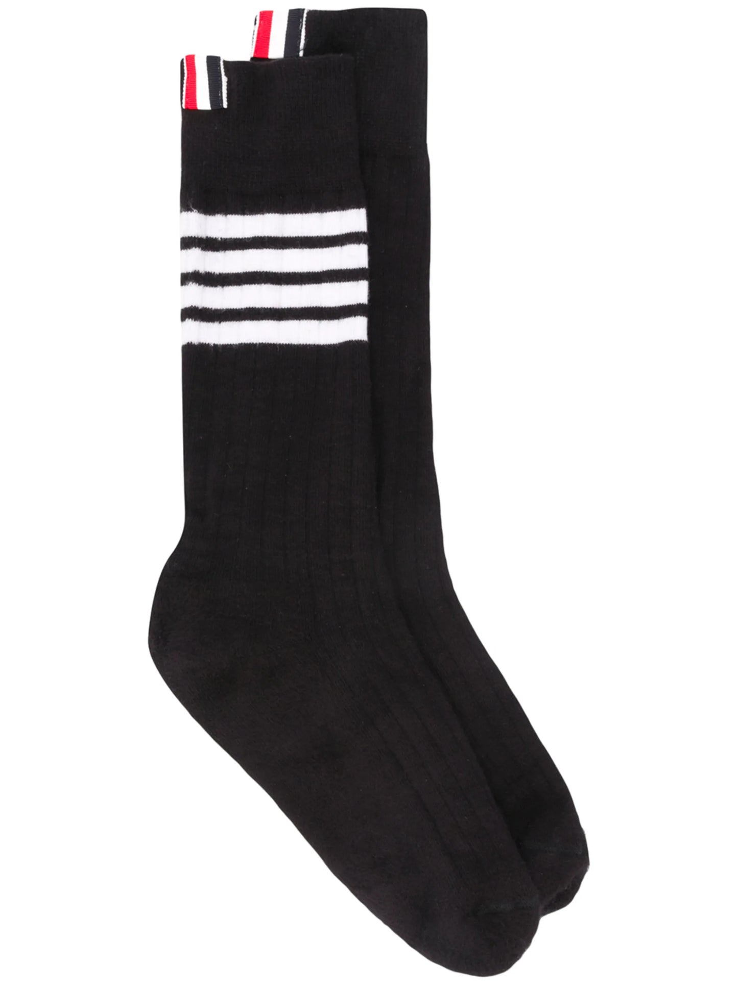 cotton 4-Bar athletic mid-calf socks