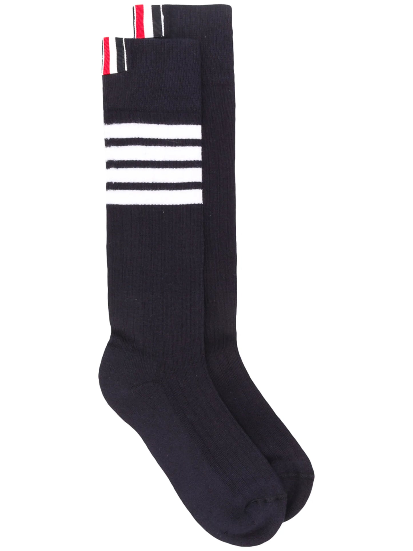 cotton 4-Bar athletic mid-calf socks