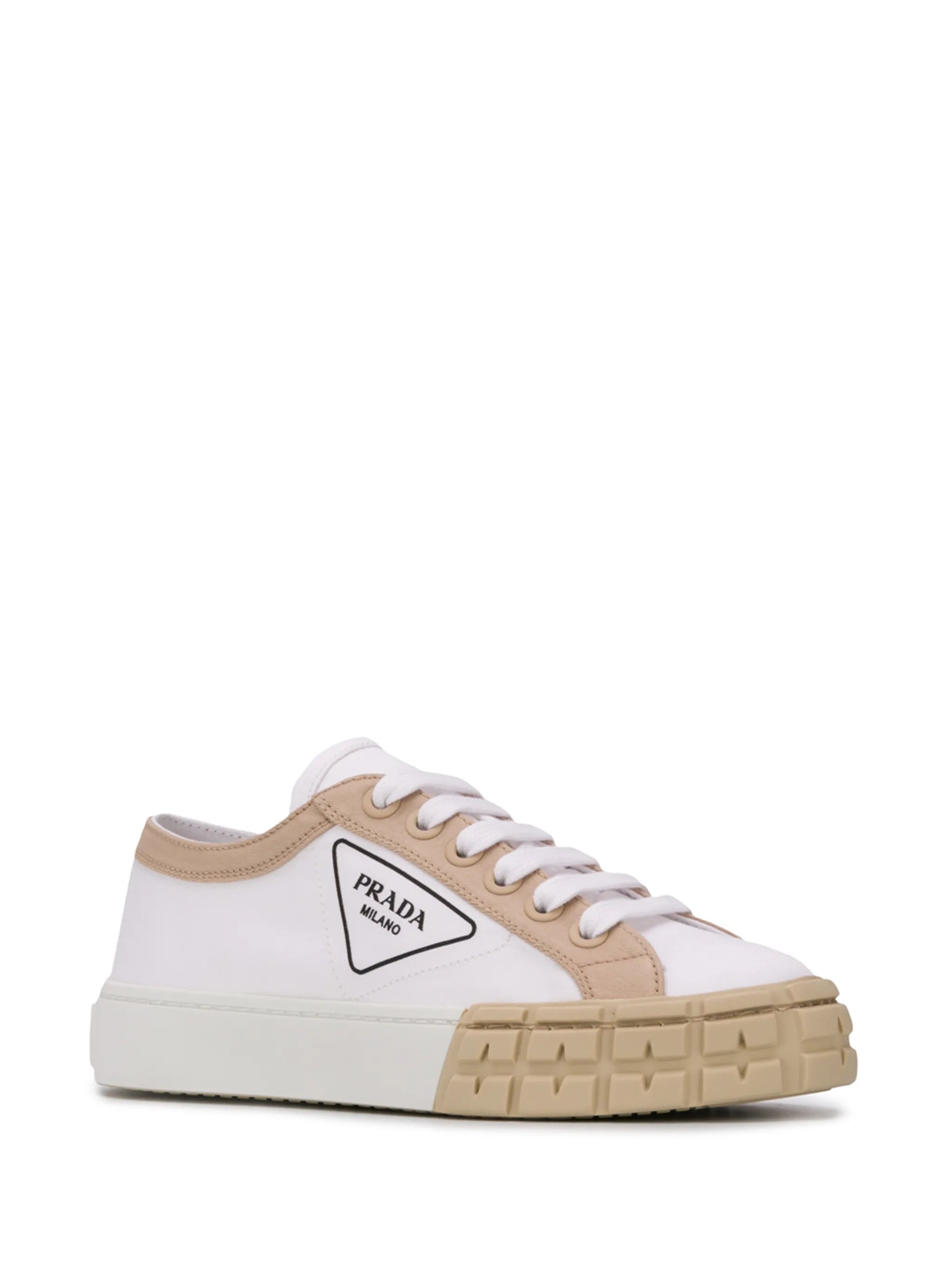 triangle-logo low-top sneakers