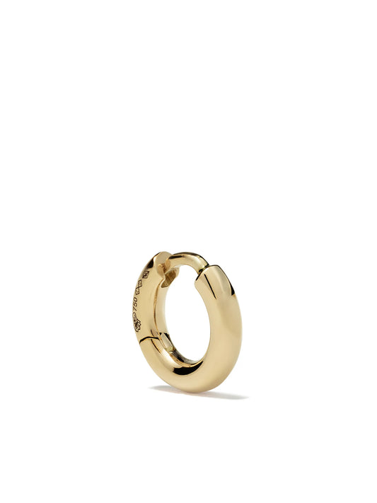 18kt polished yellow gold 13/10G Bangle earring