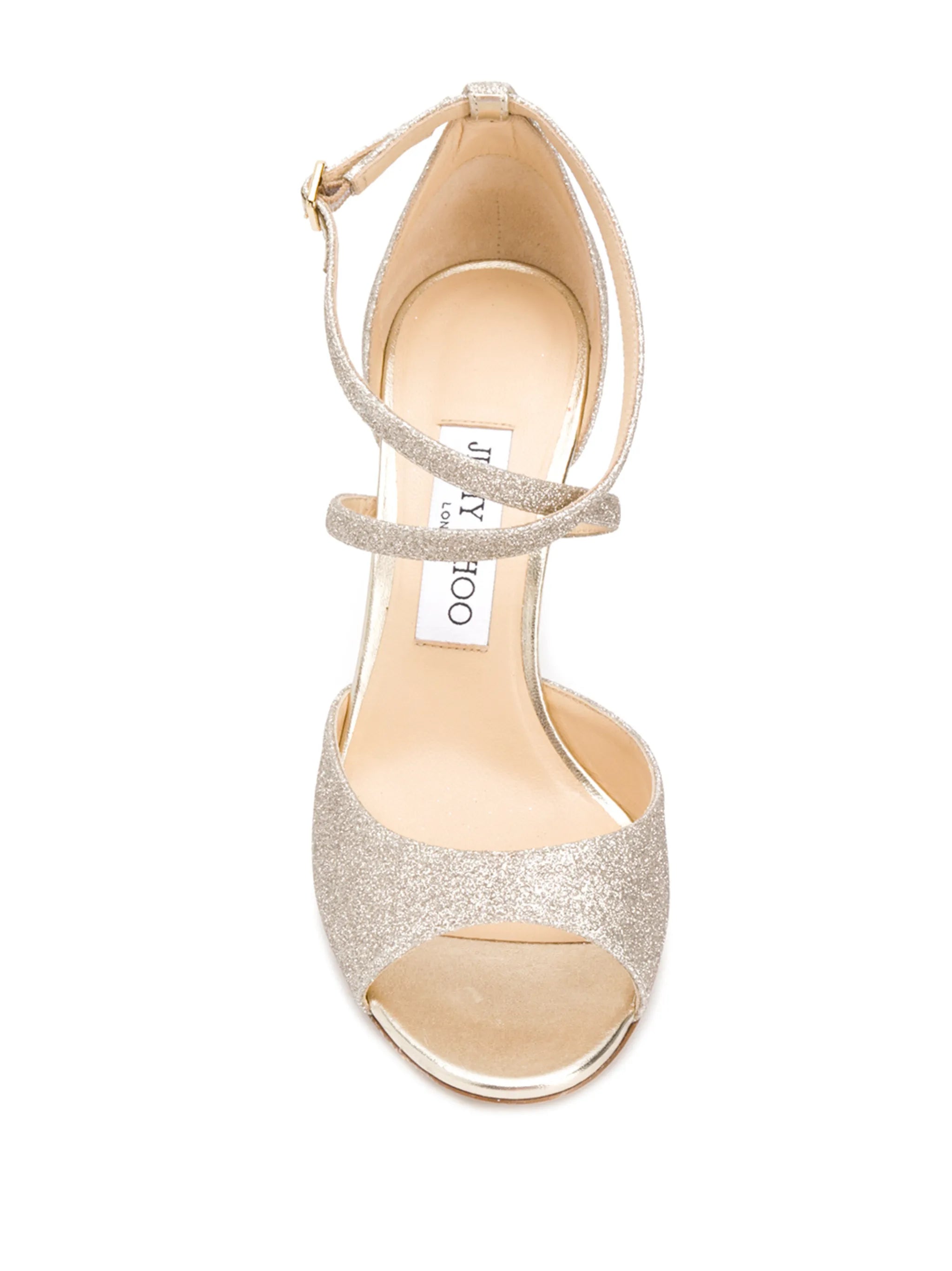 Emsy 85mm glitter sandals