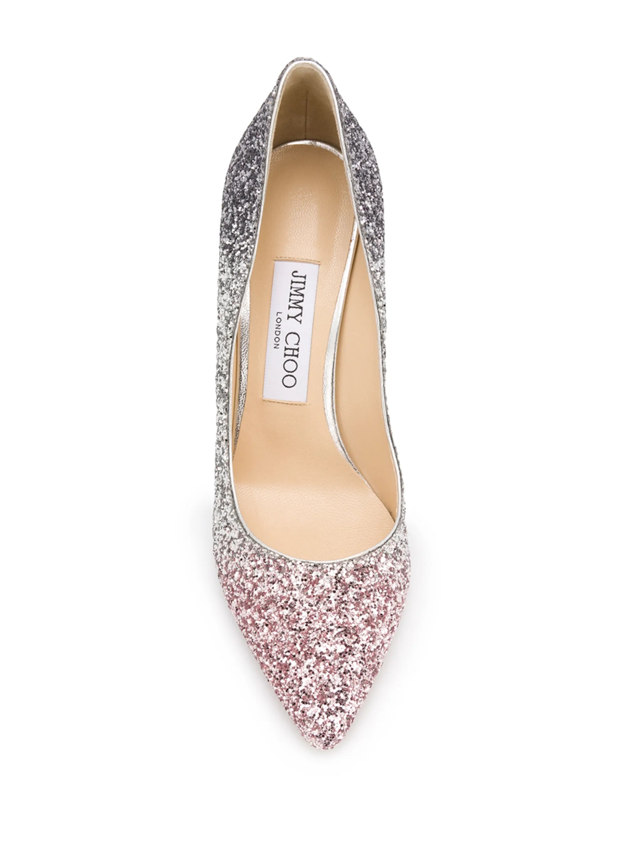 Romy glitter-embellished pumps