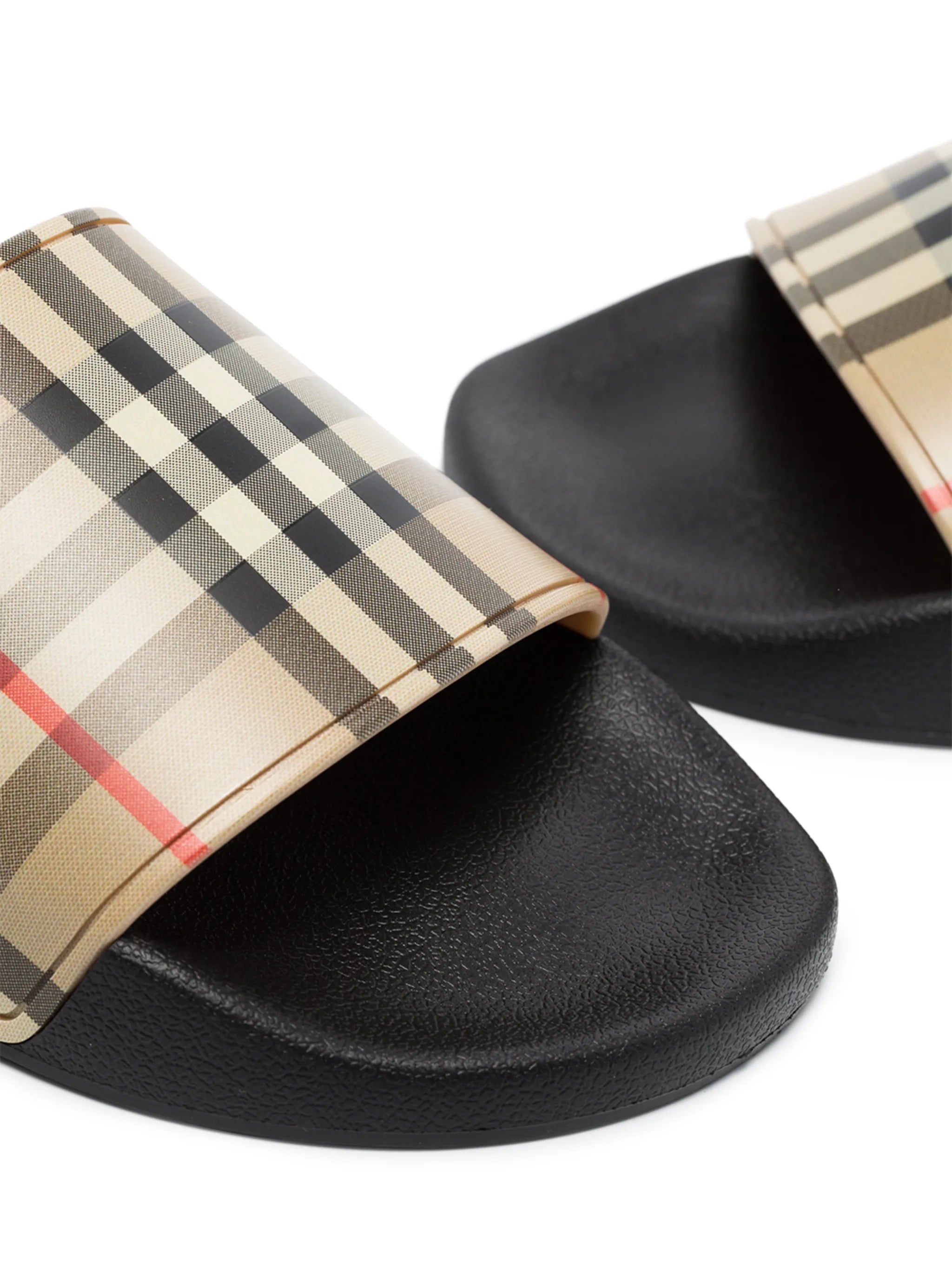 Vintage Check flat slides