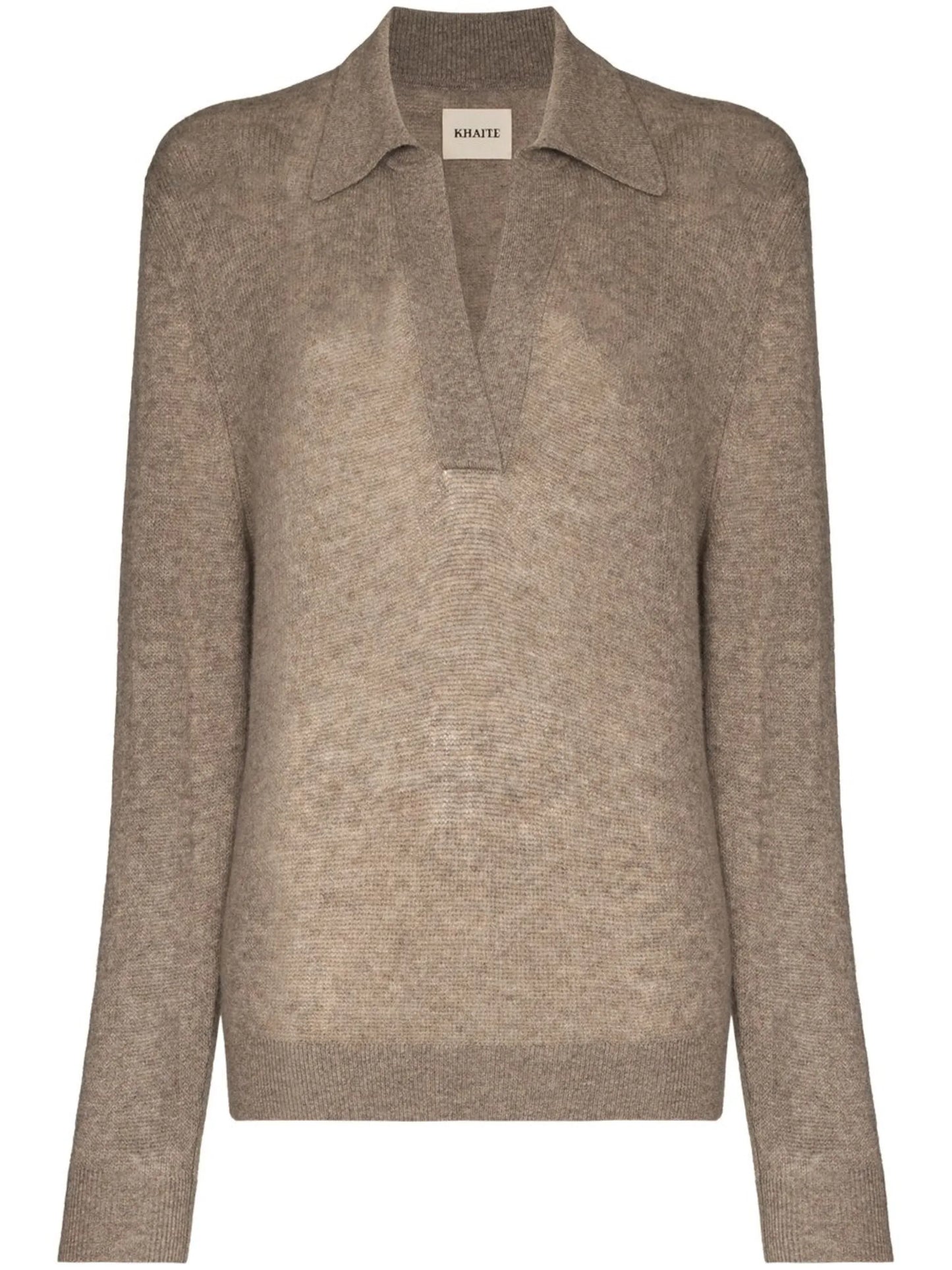 Jo open collar jumper