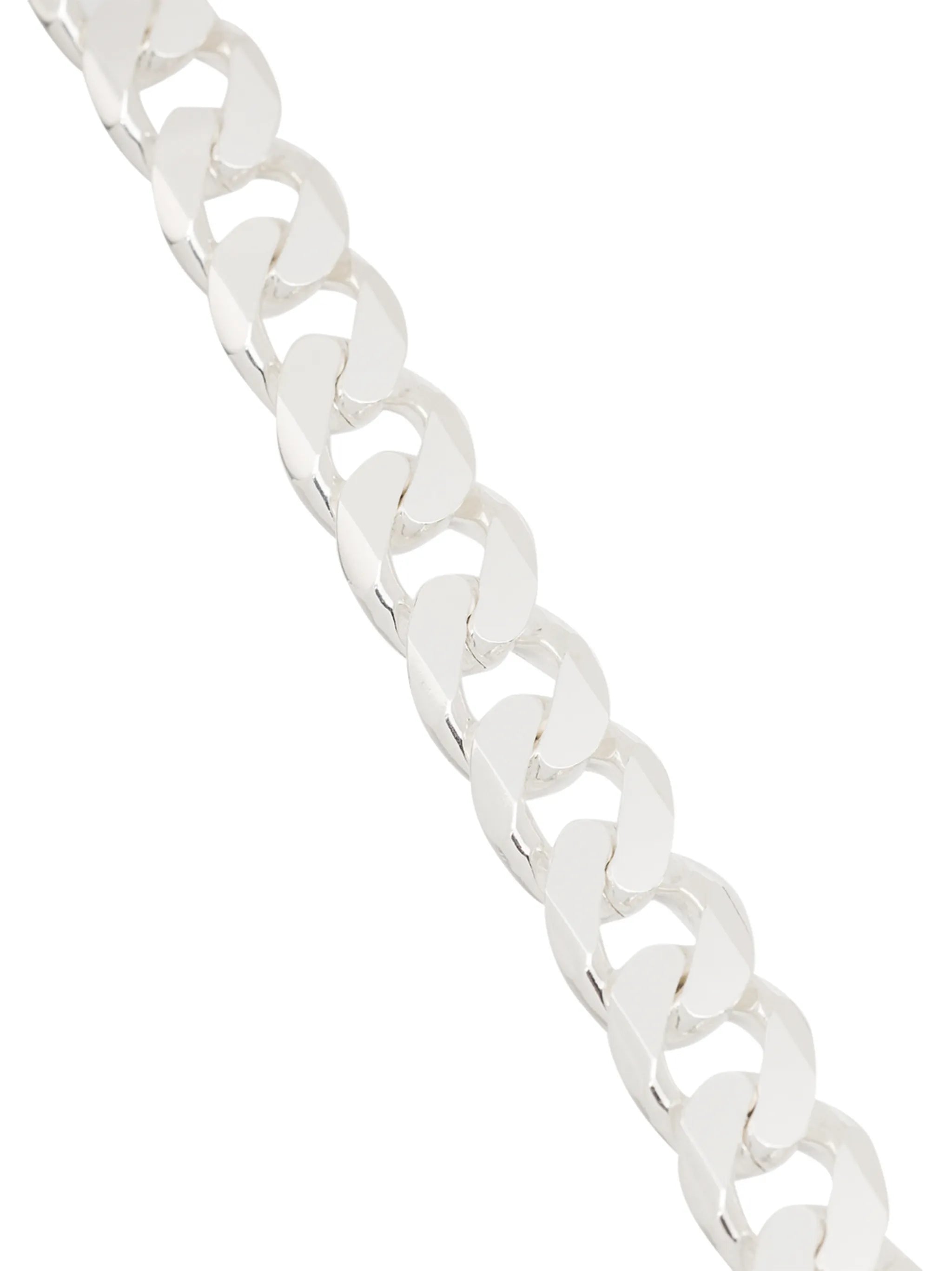 Moto polished sterling silver bracelet