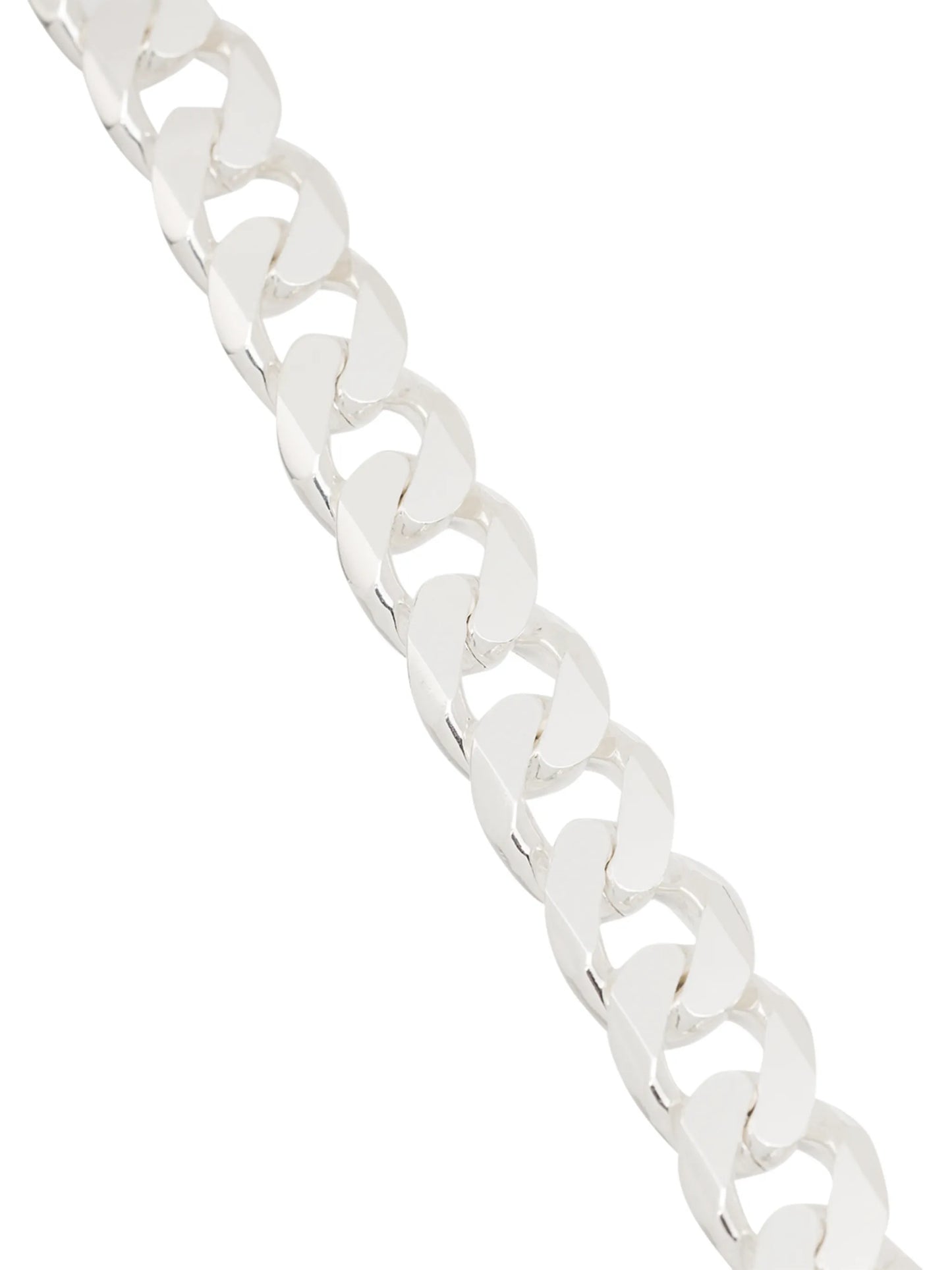 Moto polished sterling silver bracelet