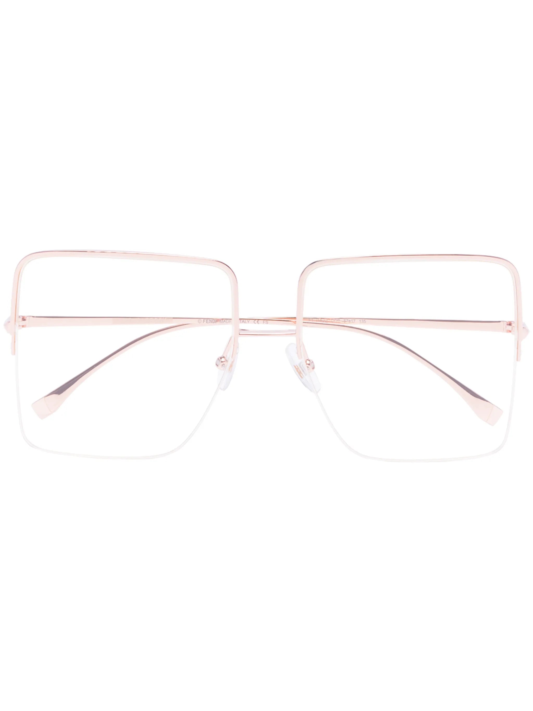 square-frame glasses