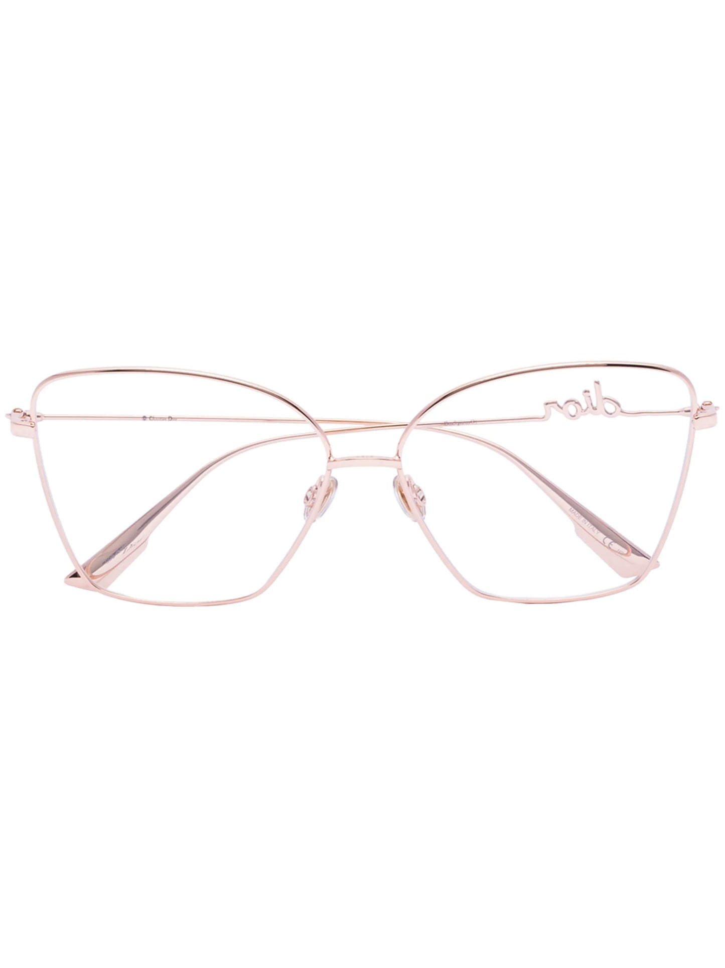 cat-eye frame glasses