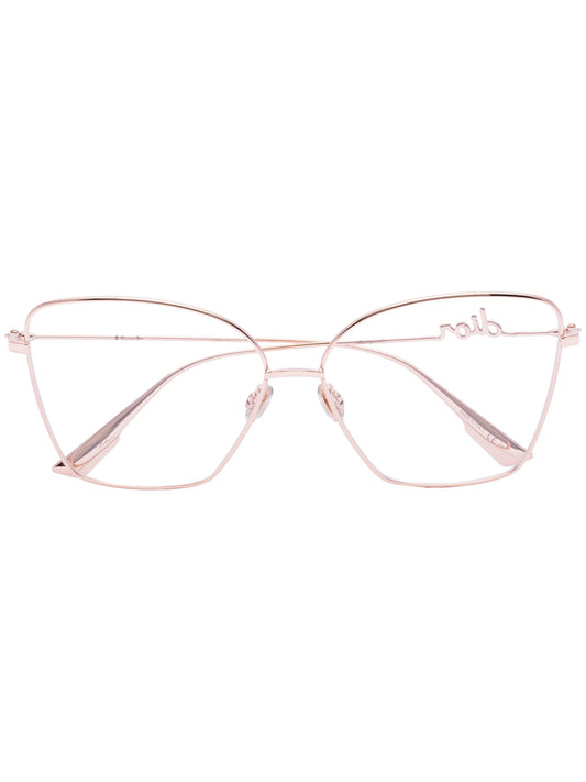 cat-eye frame glasses