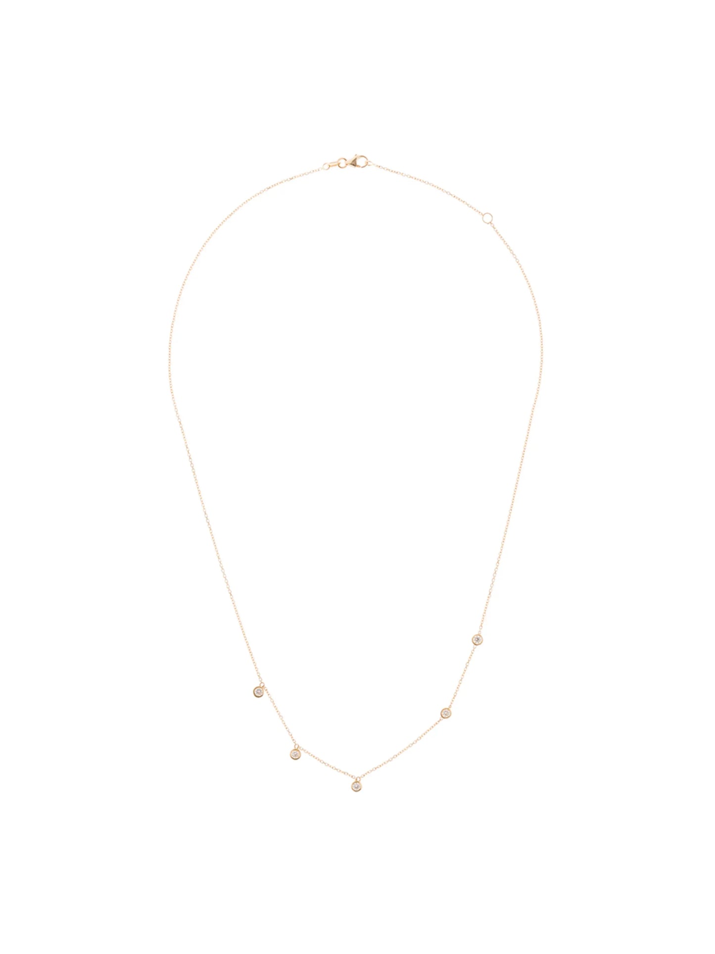 18kt gold Ivy diamond necklace