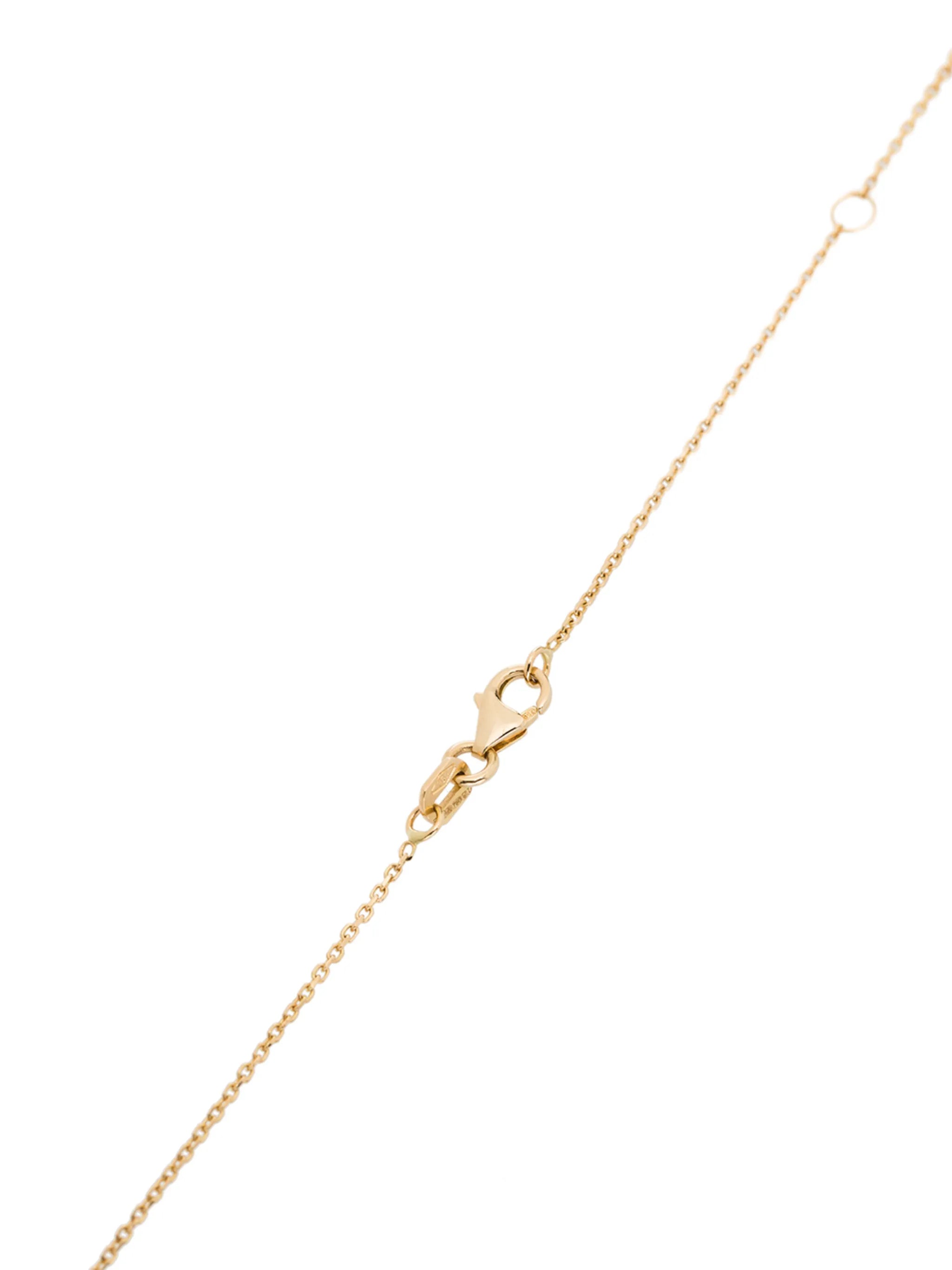 18kt gold Ivy diamond necklace