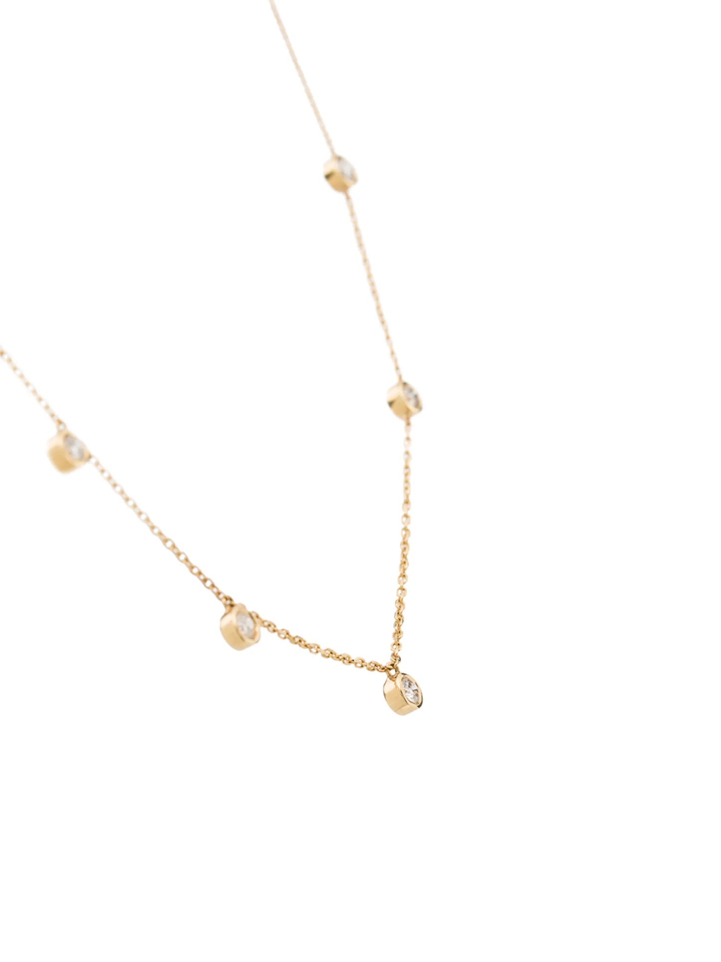 18kt gold Ivy diamond necklace