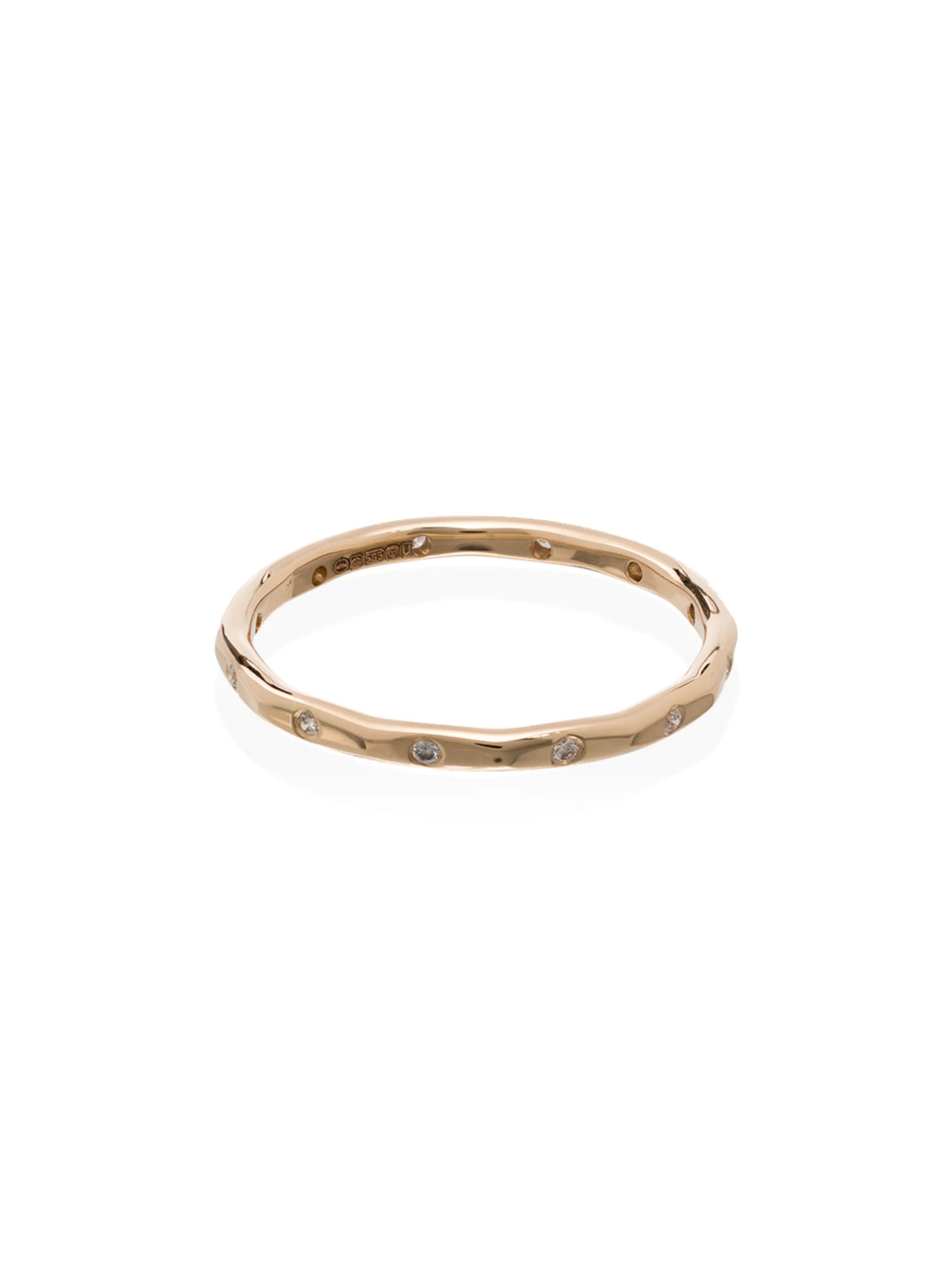 14kt yellow gold diamond ring
