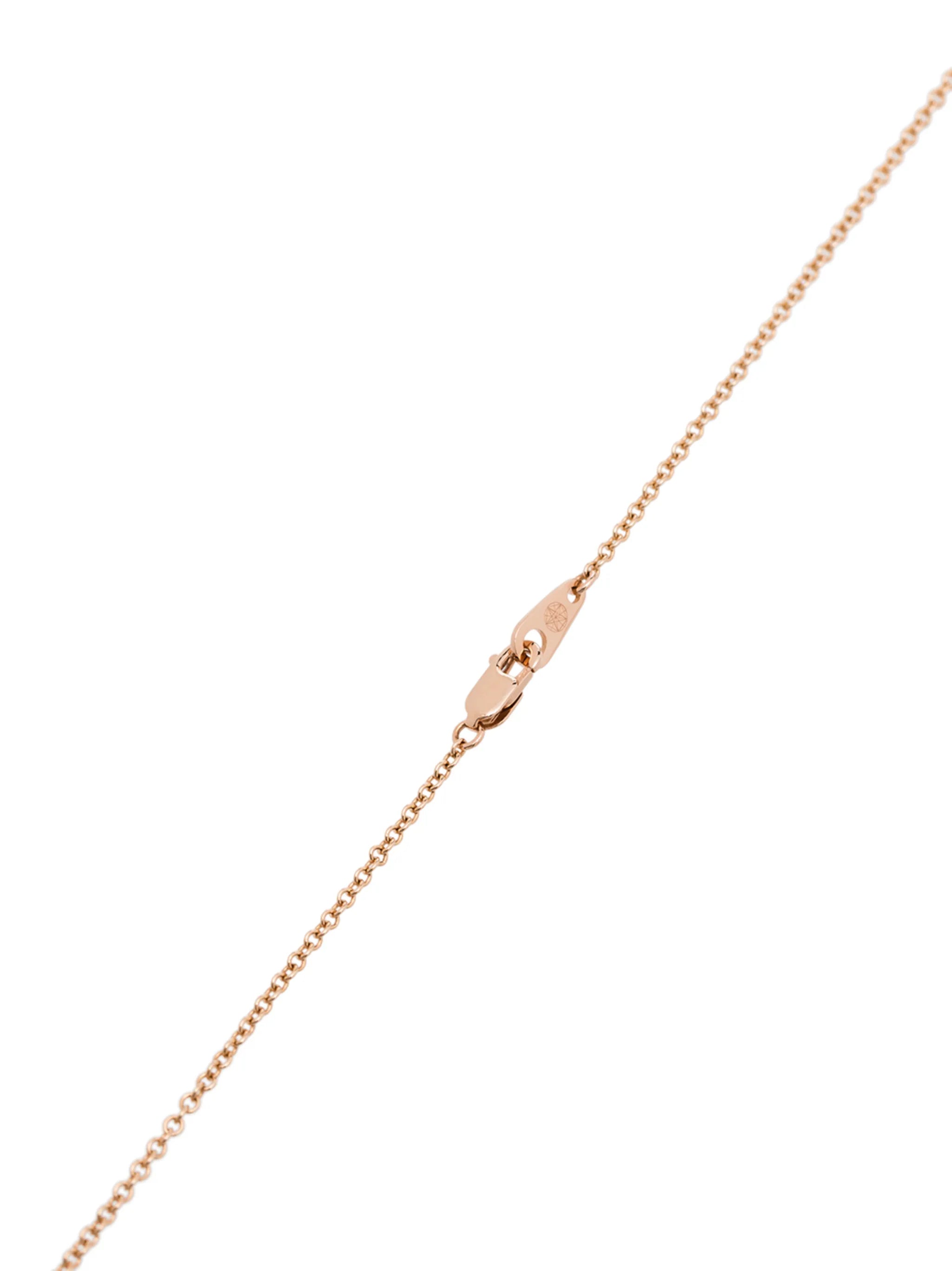 18kt gold scarab pendant necklace