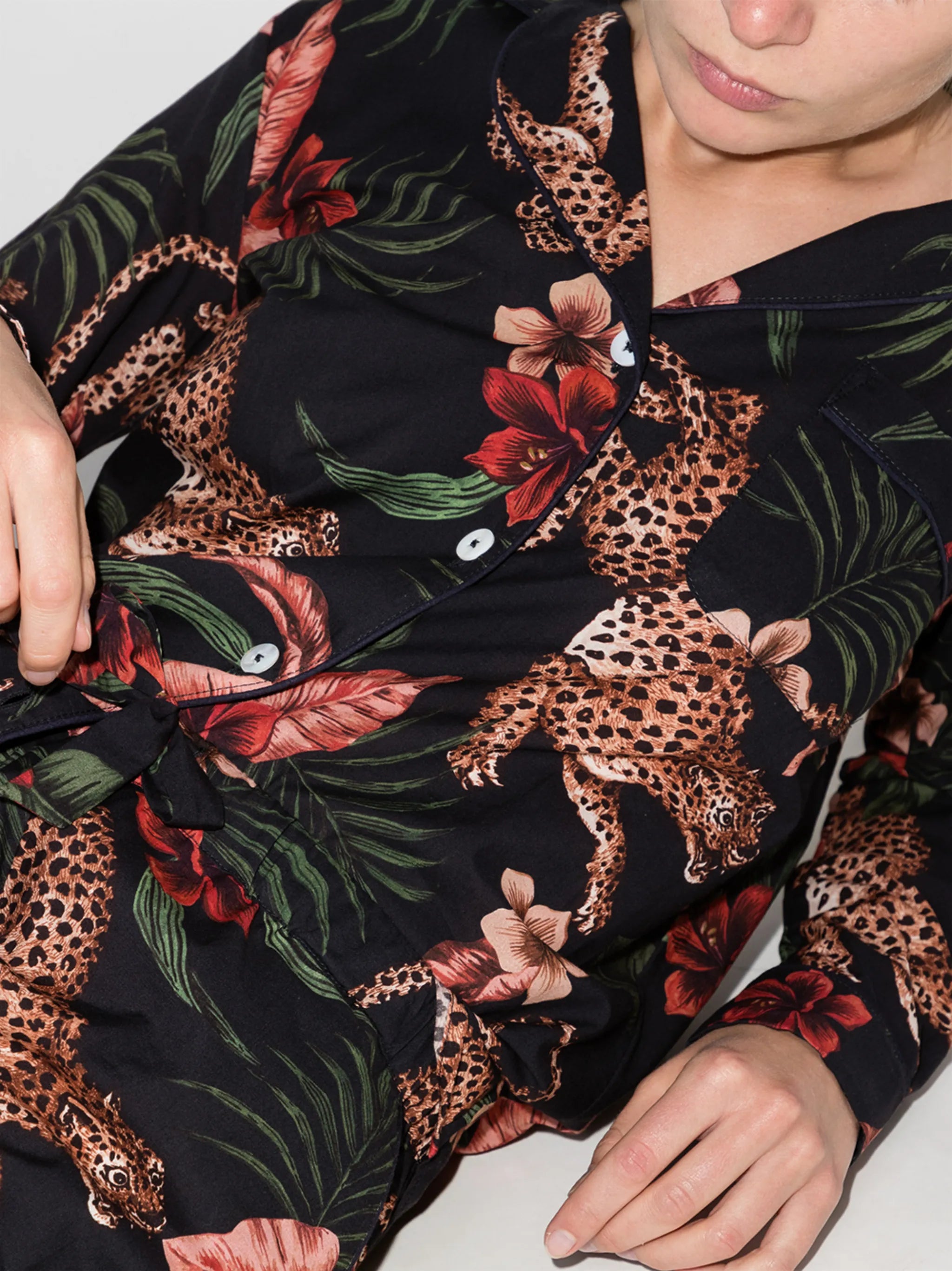 Soleia printed pyjama set